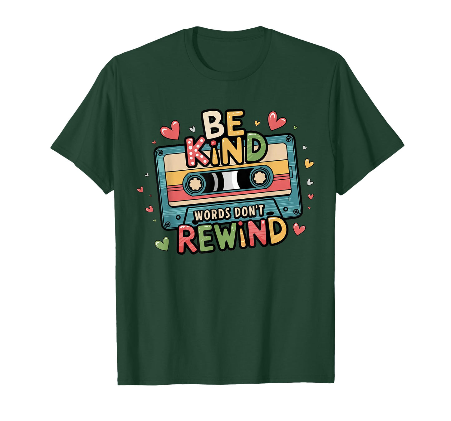 Be Kind Words Don't Rewind Vintage Music Lovers 90's 80's T-Shirt