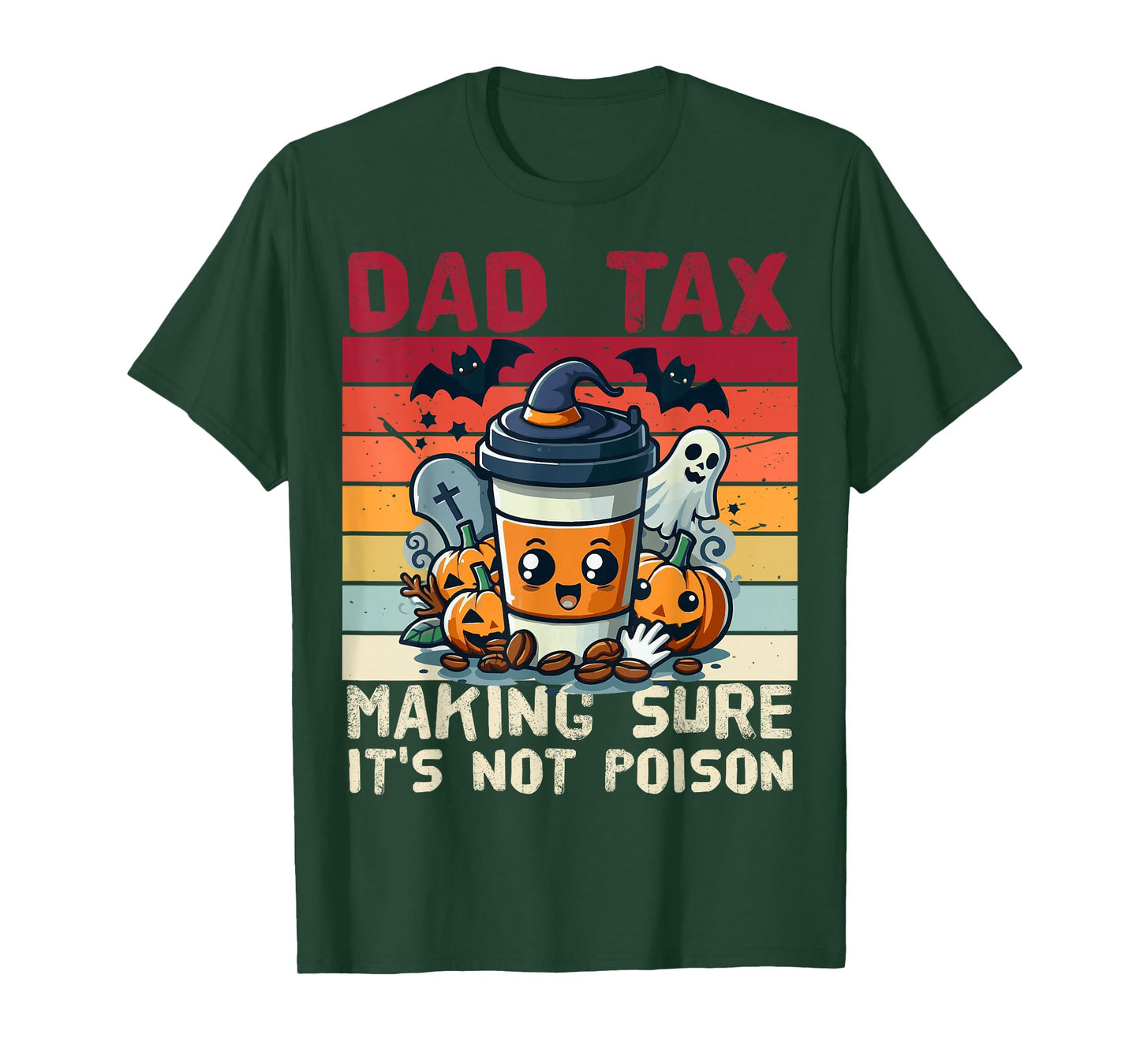 Funny Daddy Boo Halloween Family Matching Costume Ghost Dad T-Shirt