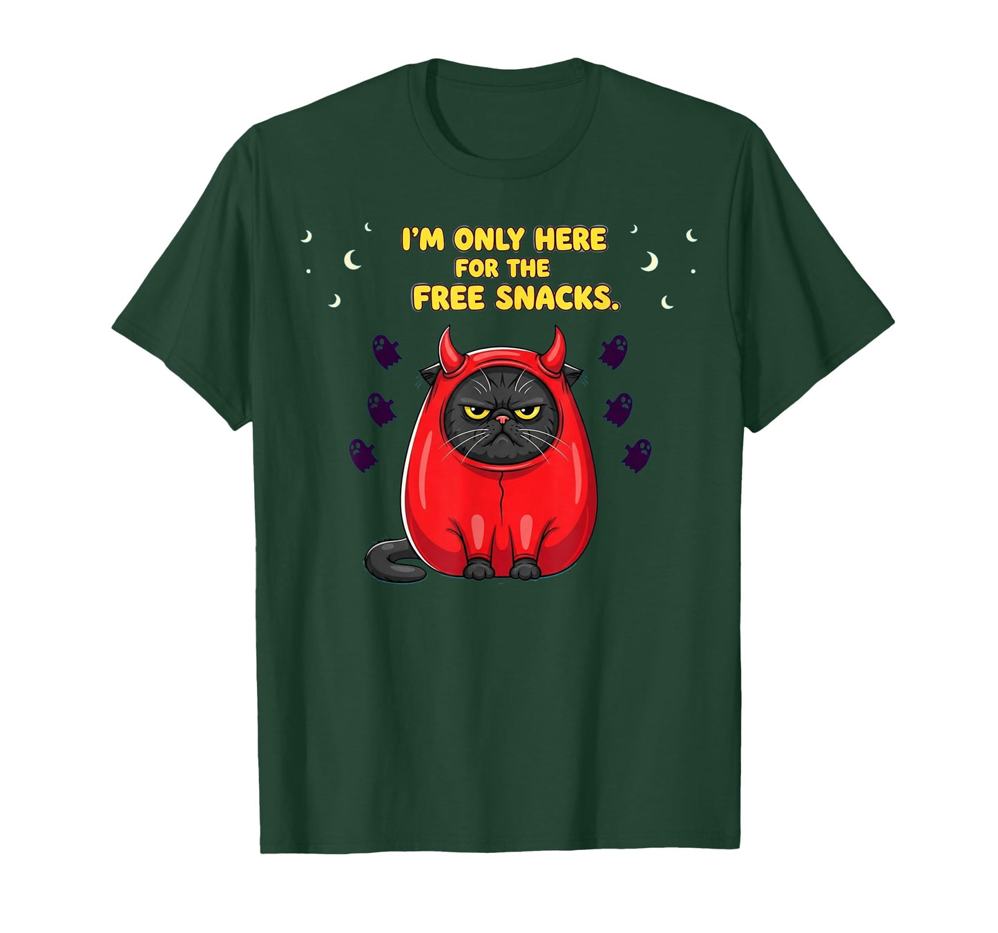 Cat Halloween Costume Funny Halloween 2025 T-Shirt