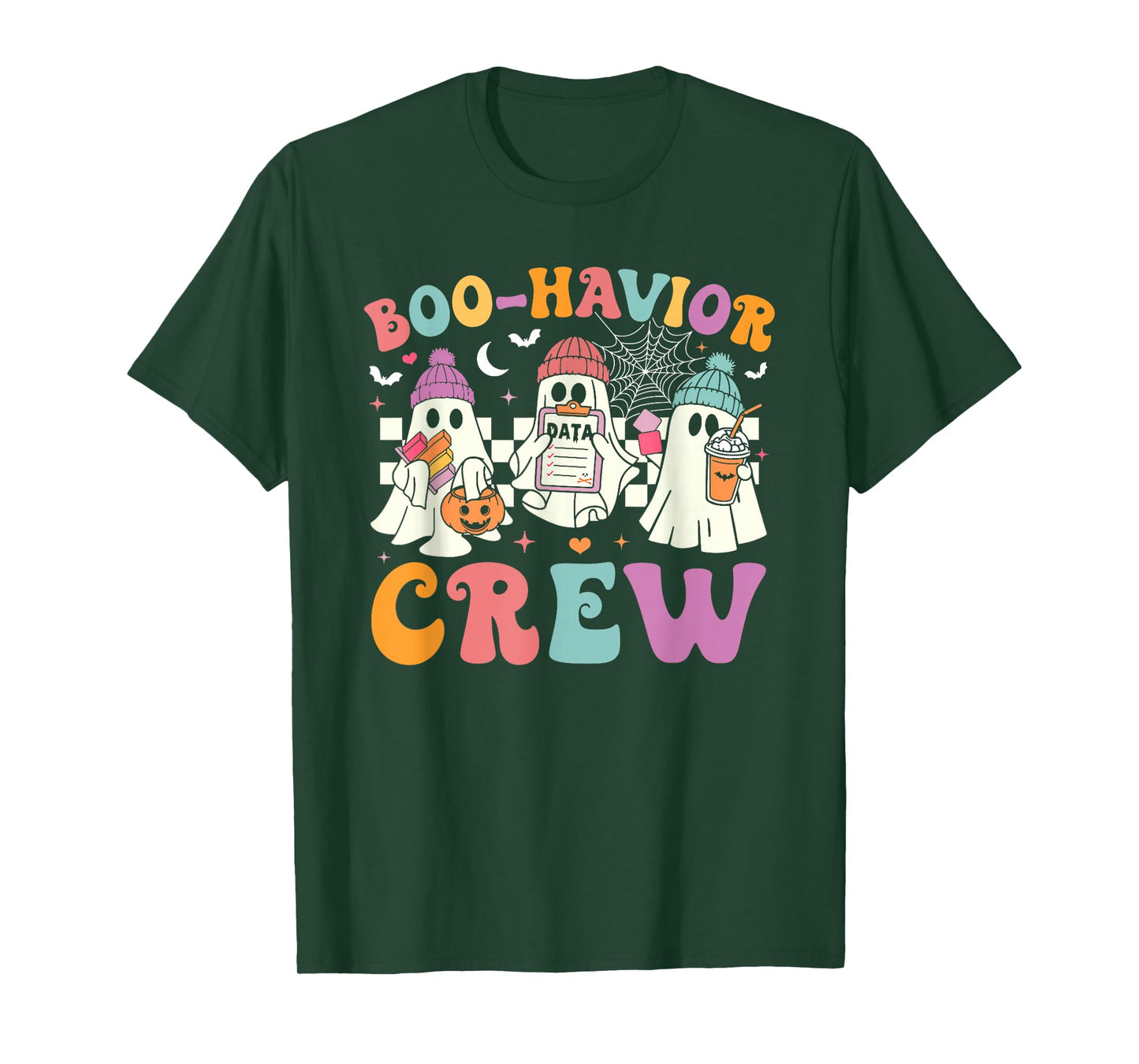 Retro Boo-Havior Crew Behavior Analyst Halloween ABA RBT T-Shirt