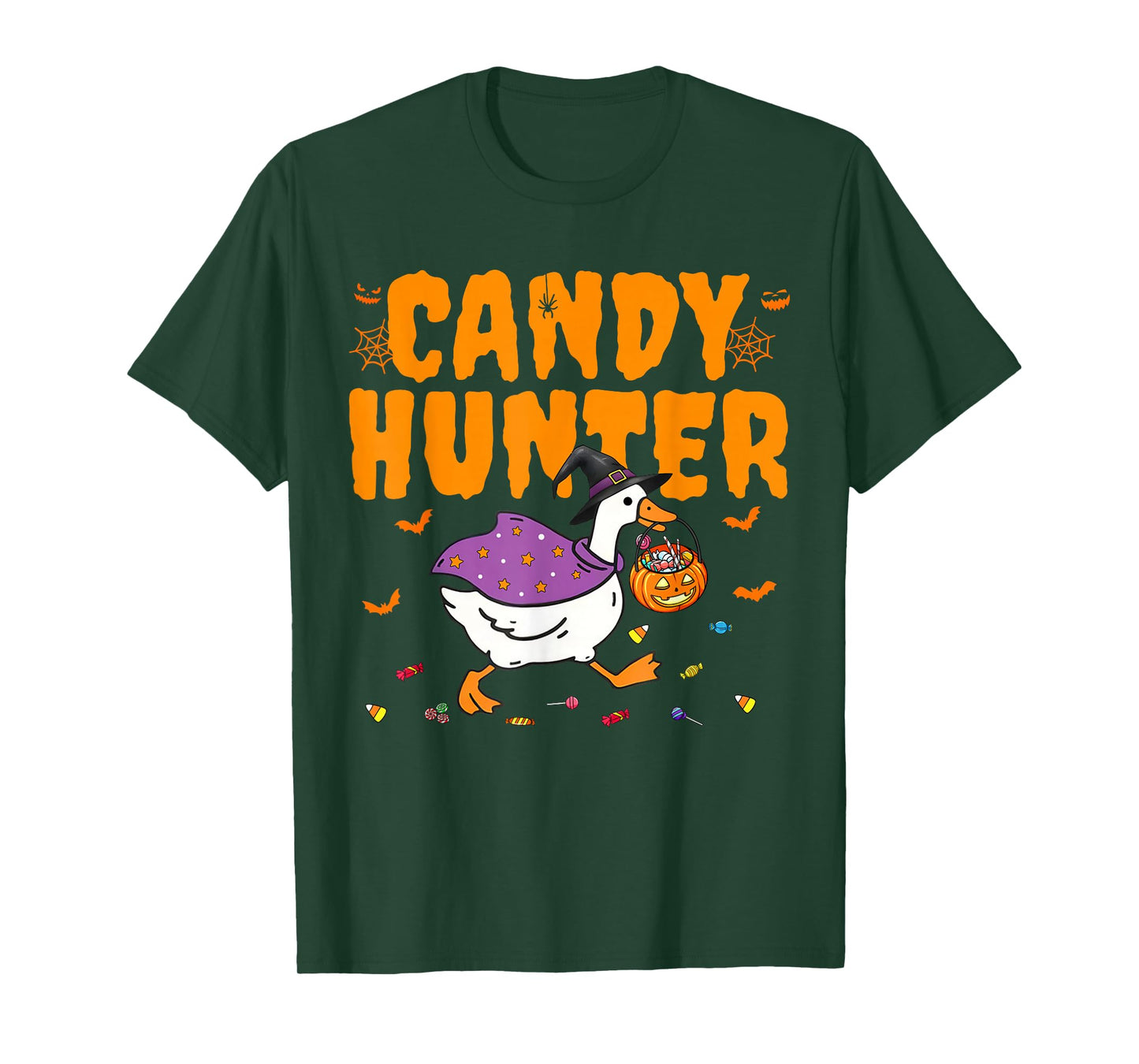 Goose Candy Hunter Funny Halloween T-Shirt