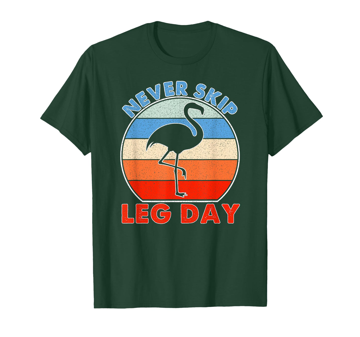 Funny gym vintage never skip leg day T-Shirt