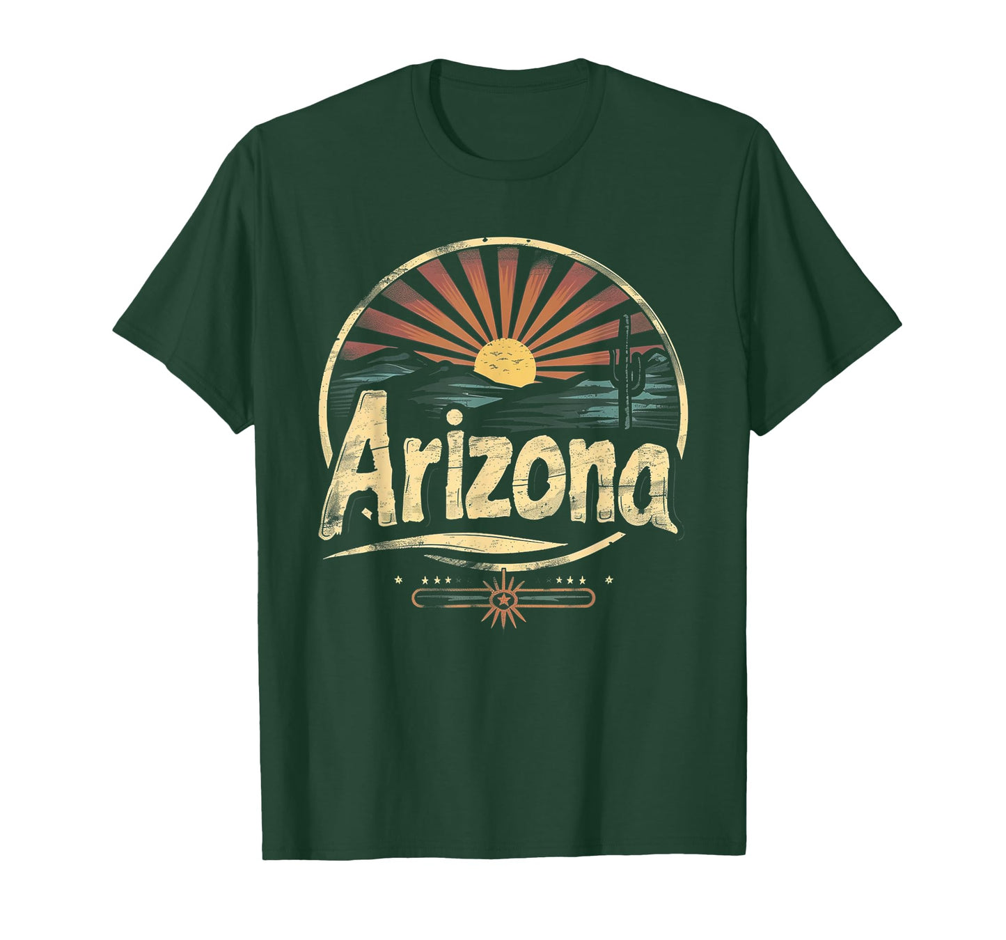 Arizona - Cool Funny Graphic Vintage Men Women Kids Retro T-Shirt