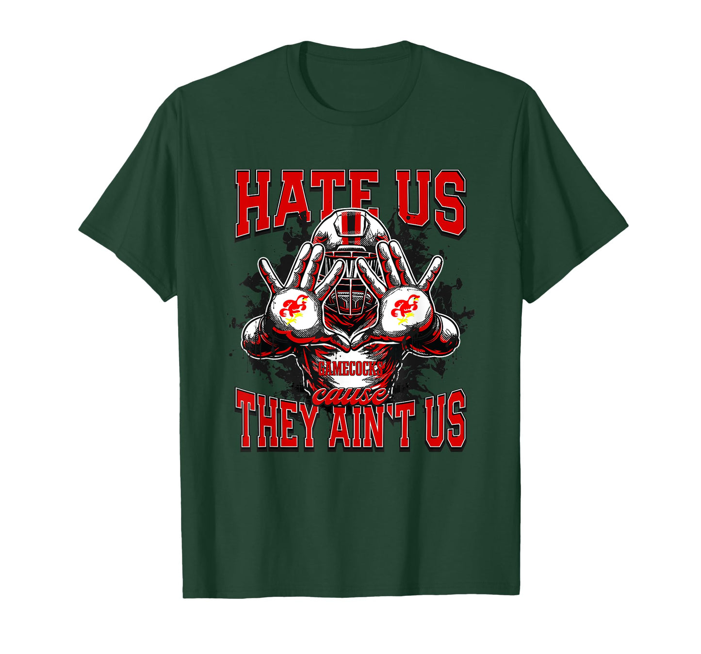 Screven County Gamecocks Logo Hate Us Cause They Ain't HS T-Shirt