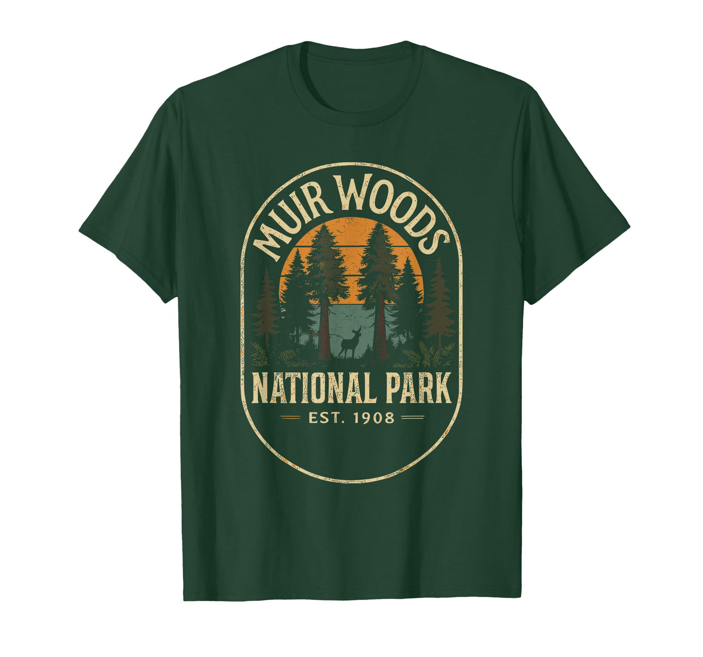 Muir Woods 1908 Shirt Vintage Redwood Shirt National Park T-Shirt