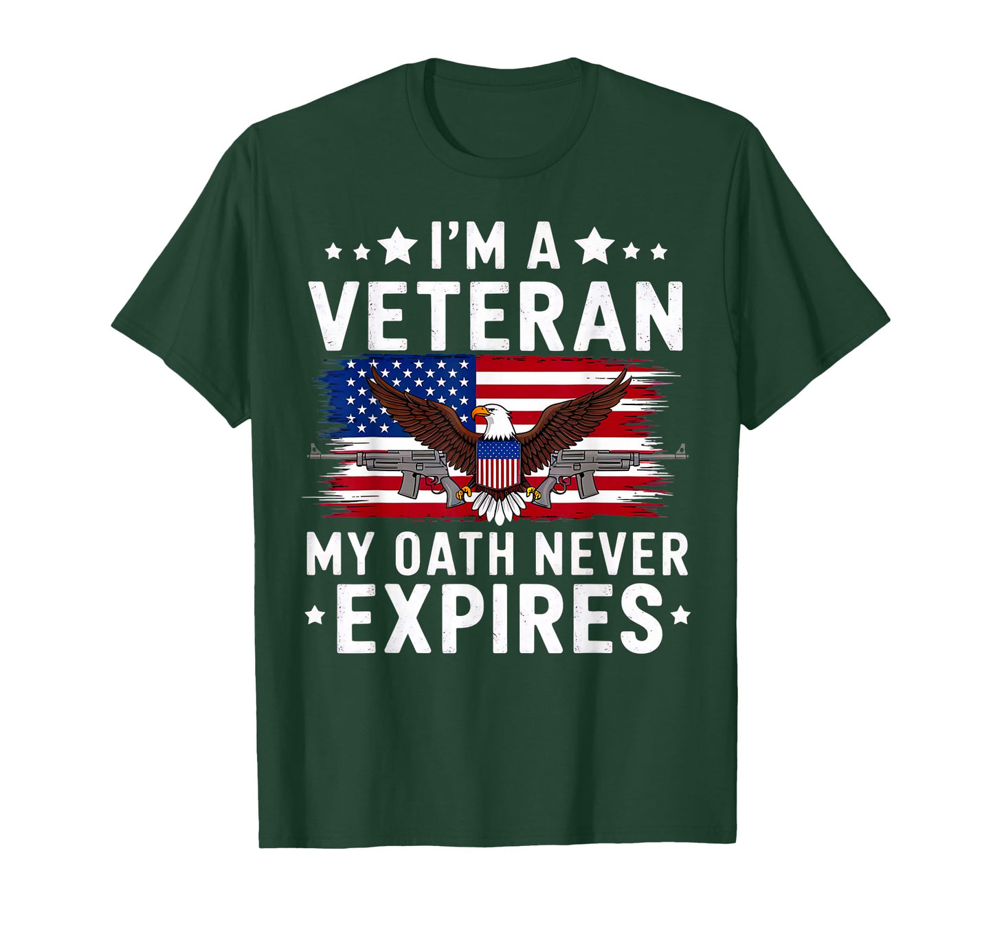 I'm a Veteran My Oath Never Expires Veteran's Day T-Shirt