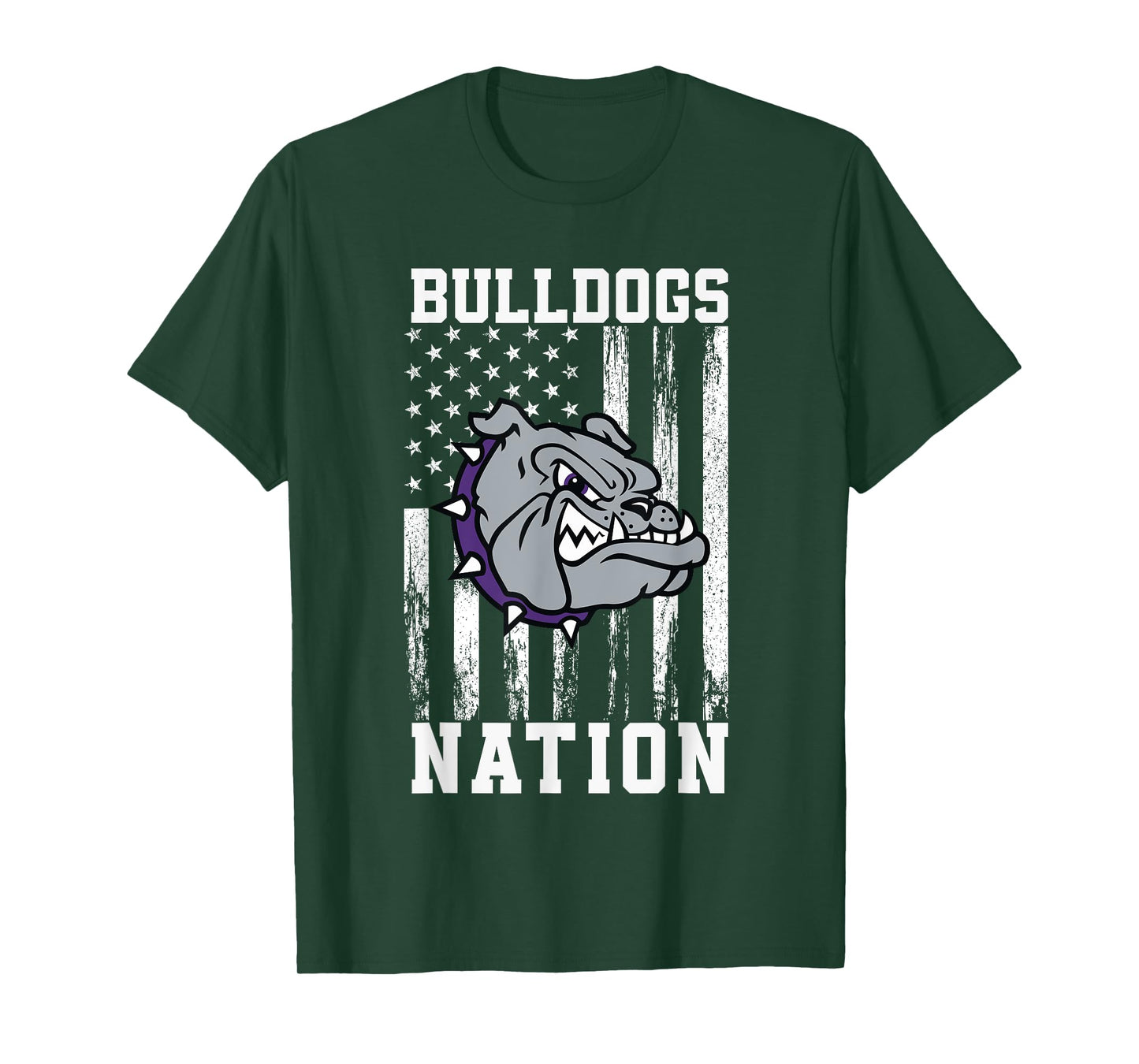 Brownsburg Bulldogs Logo Nation HS T-Shirt