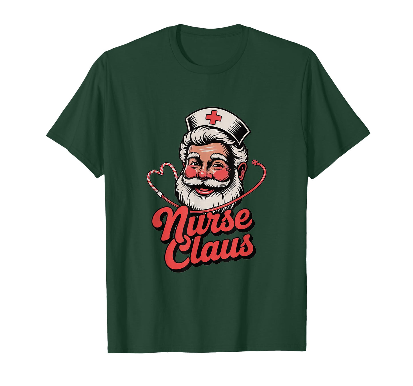 Nurse Claus Santa Doctor T-Shirt