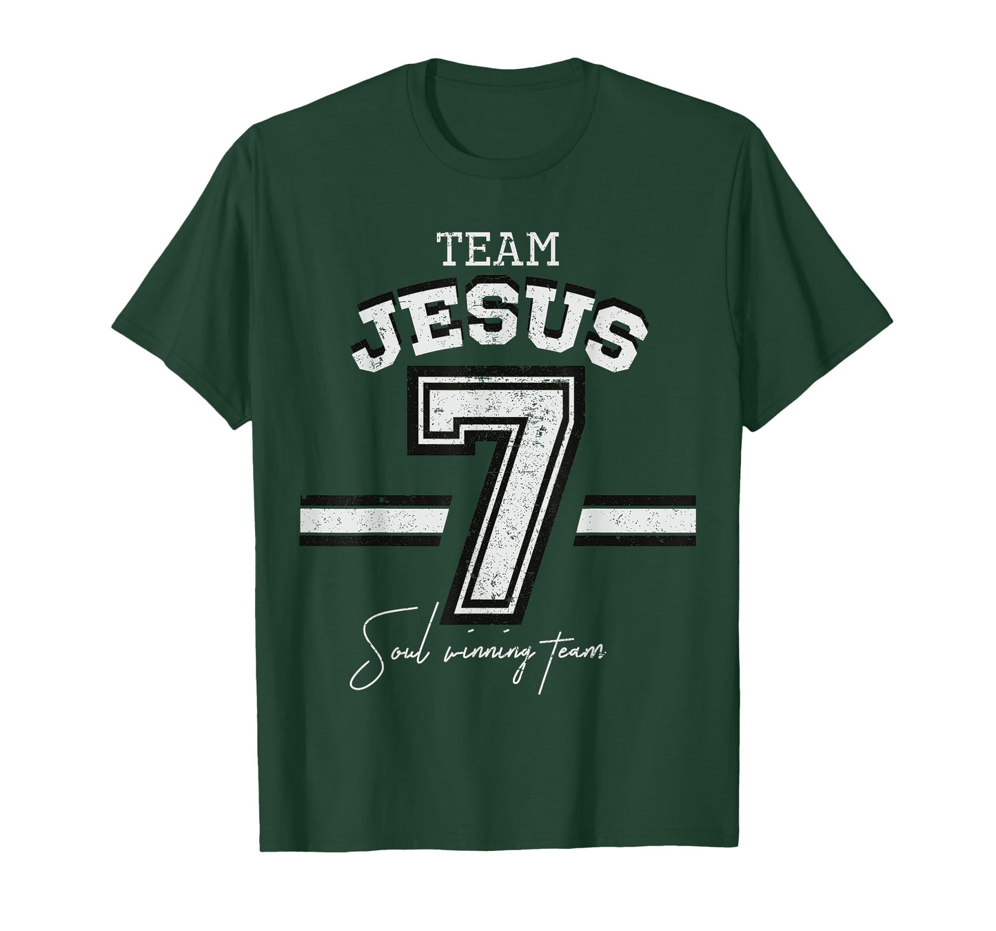 Religious Christian Sport Gifts Soul Winning Team Jesus T-Shirt