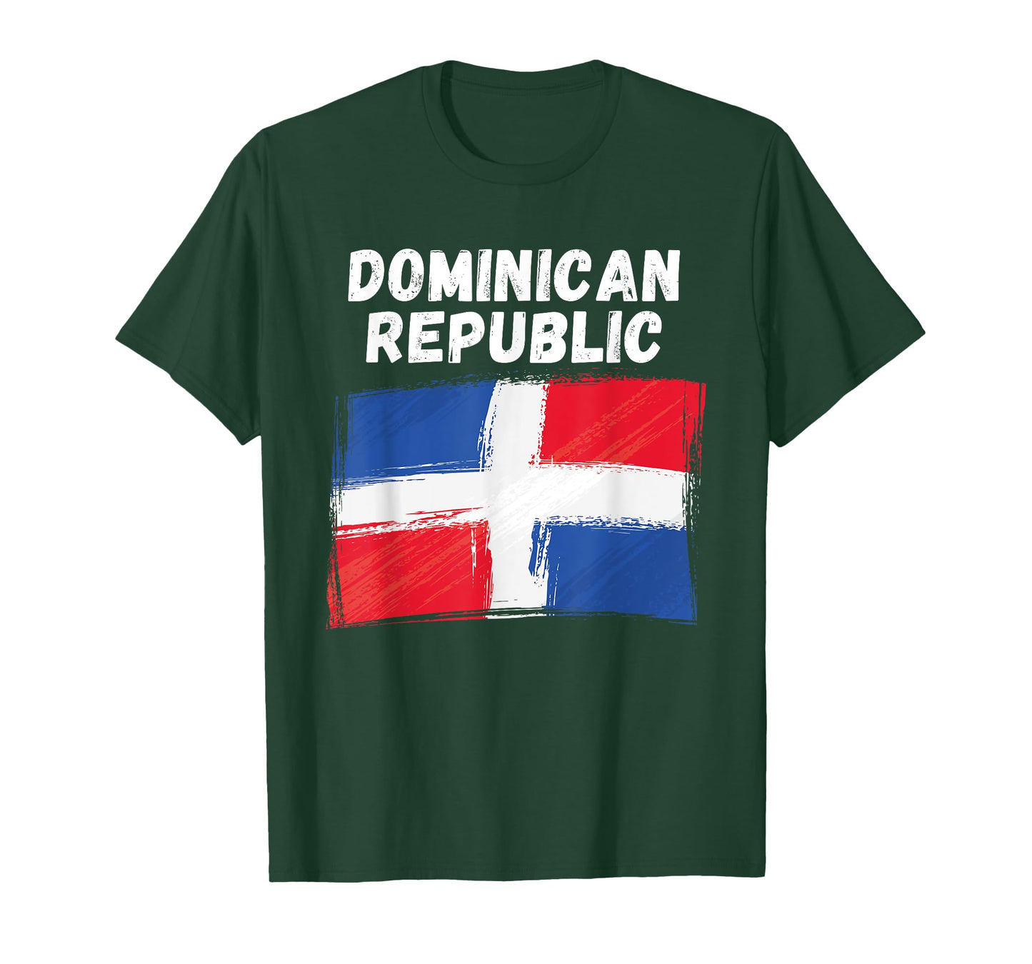 Dominican Republic Flag Grunge Vintage Dominican Flag T-Shirt