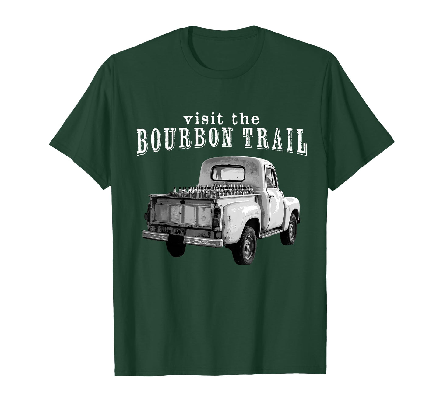 Retro Bourbon Trail Hunter Kentucky Whiskey Drinking T-Shirt