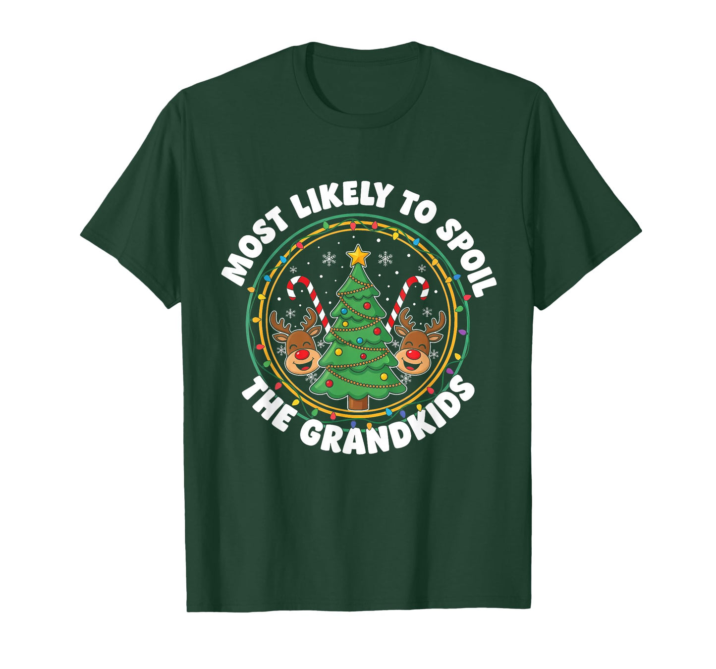 Most Likely to Spoil The Grandkids Christmas Party Men T-Shirt