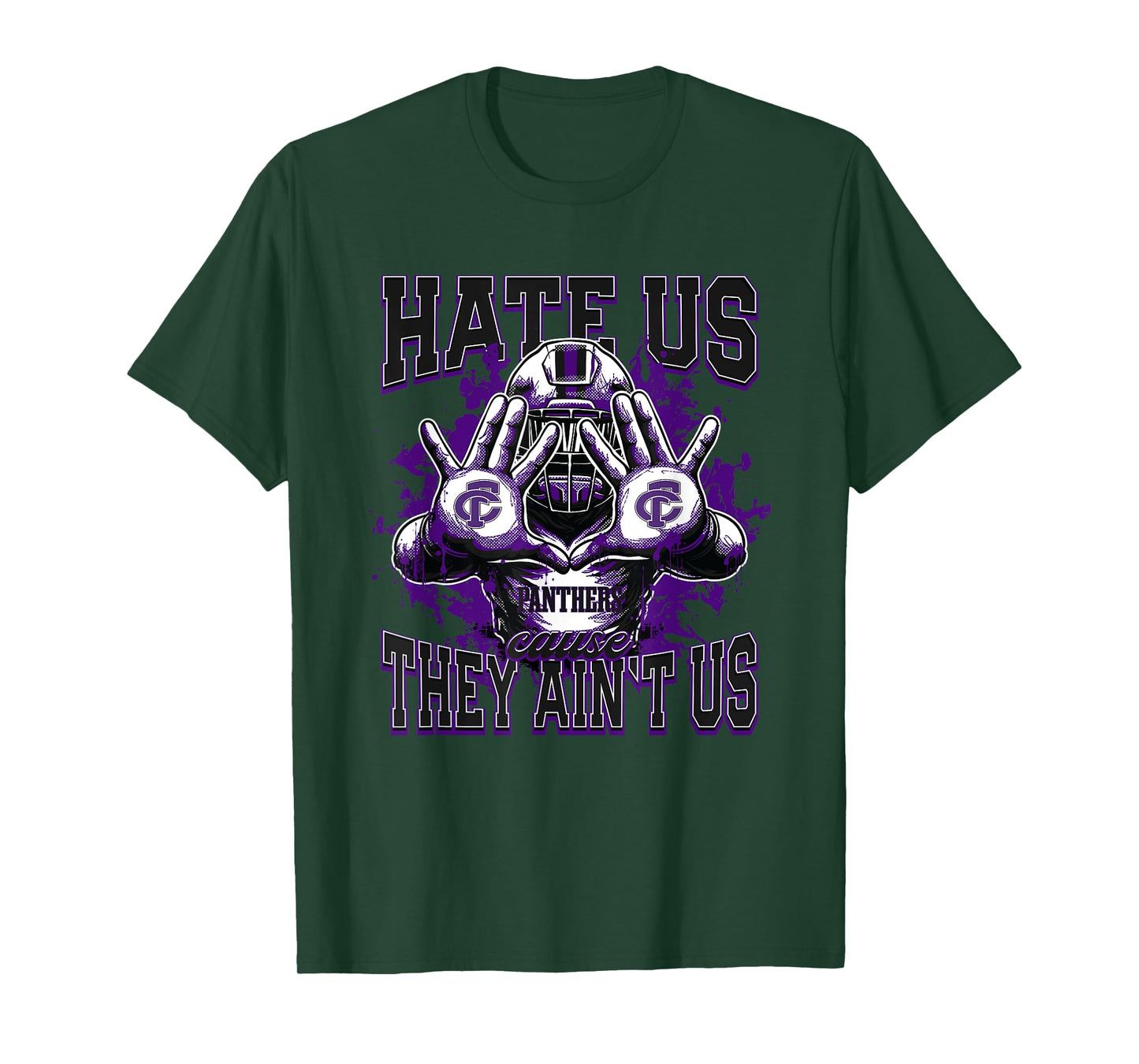 Fillmore Central Panthers Logo Hate Us Cause They Ain't HS T-Shirt