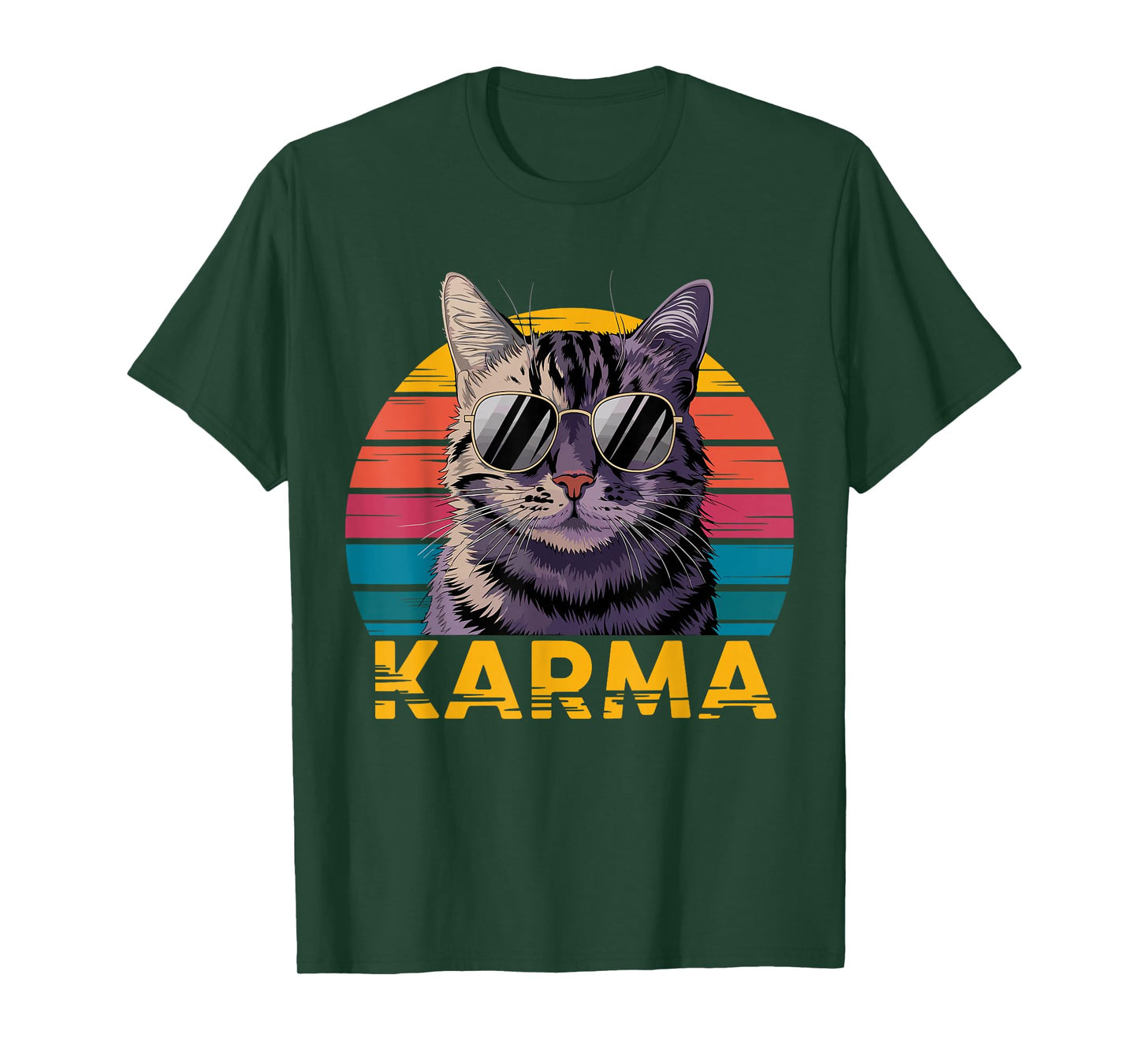 Cute Funny Cat Lover Karma T-Shirt