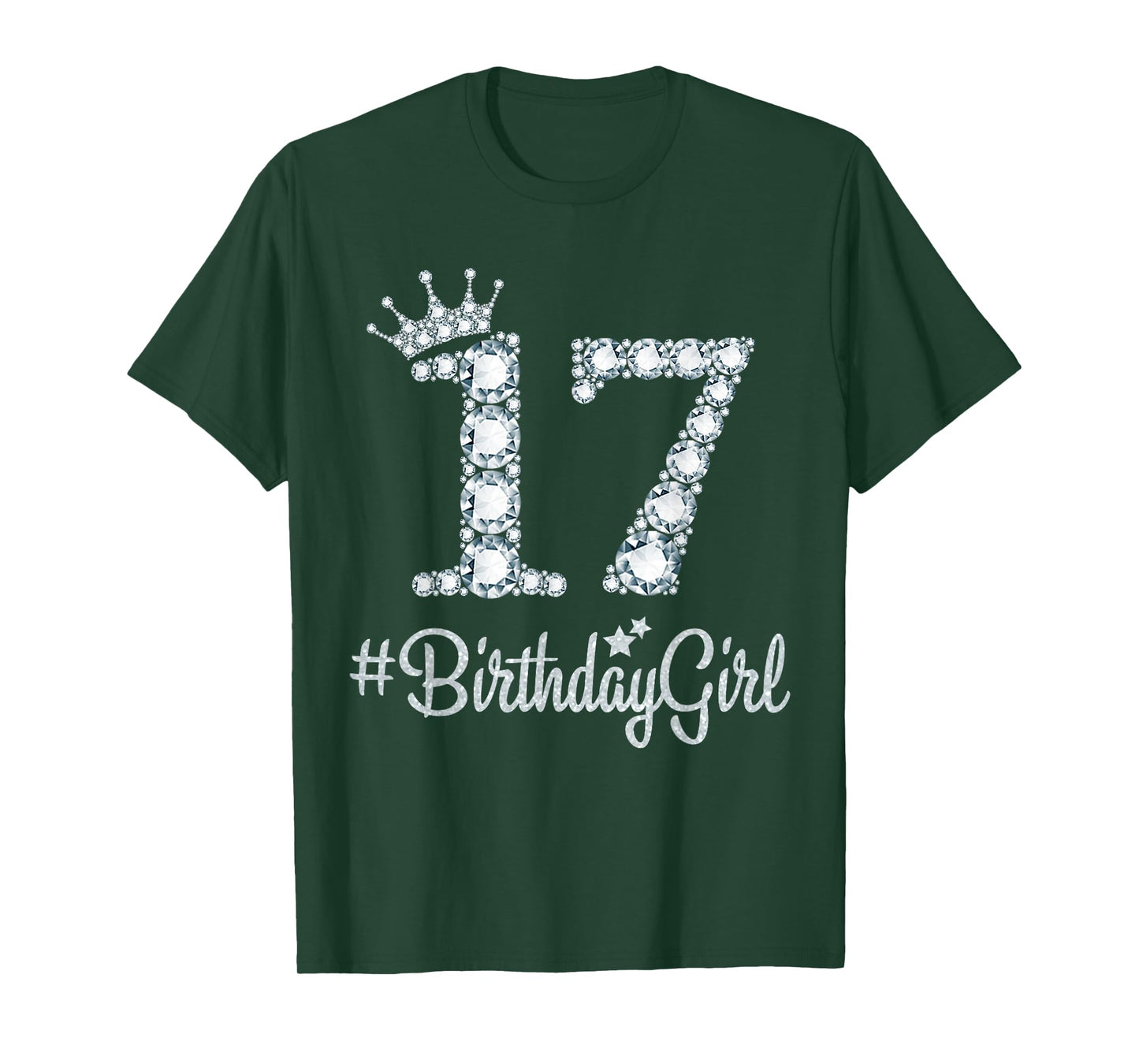 17 BirthdayGirl 17 Years Old Happy 17th Birthday Girl T-Shirt