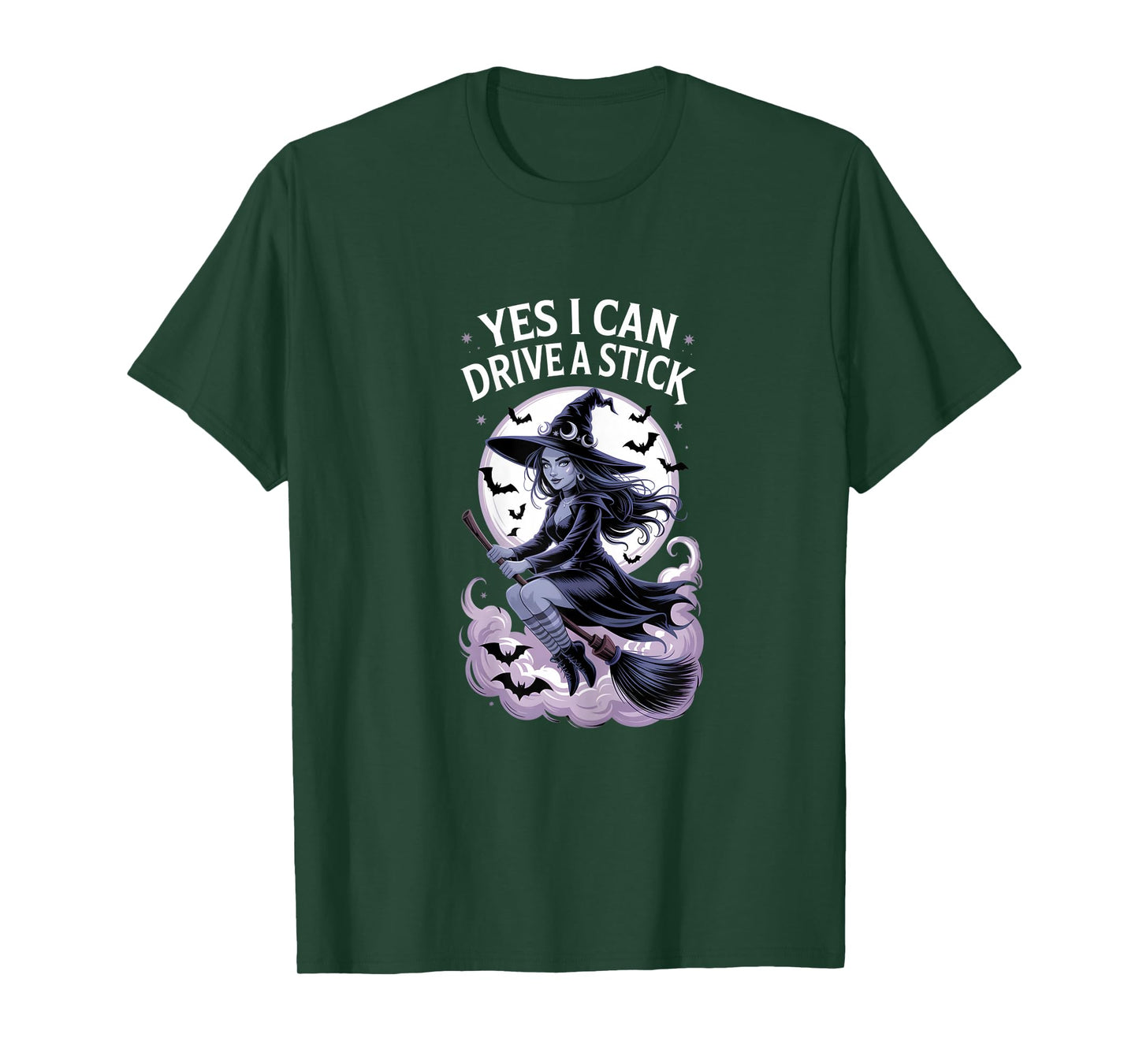 Yes I Can Drive a Stick Witch T-Shirt