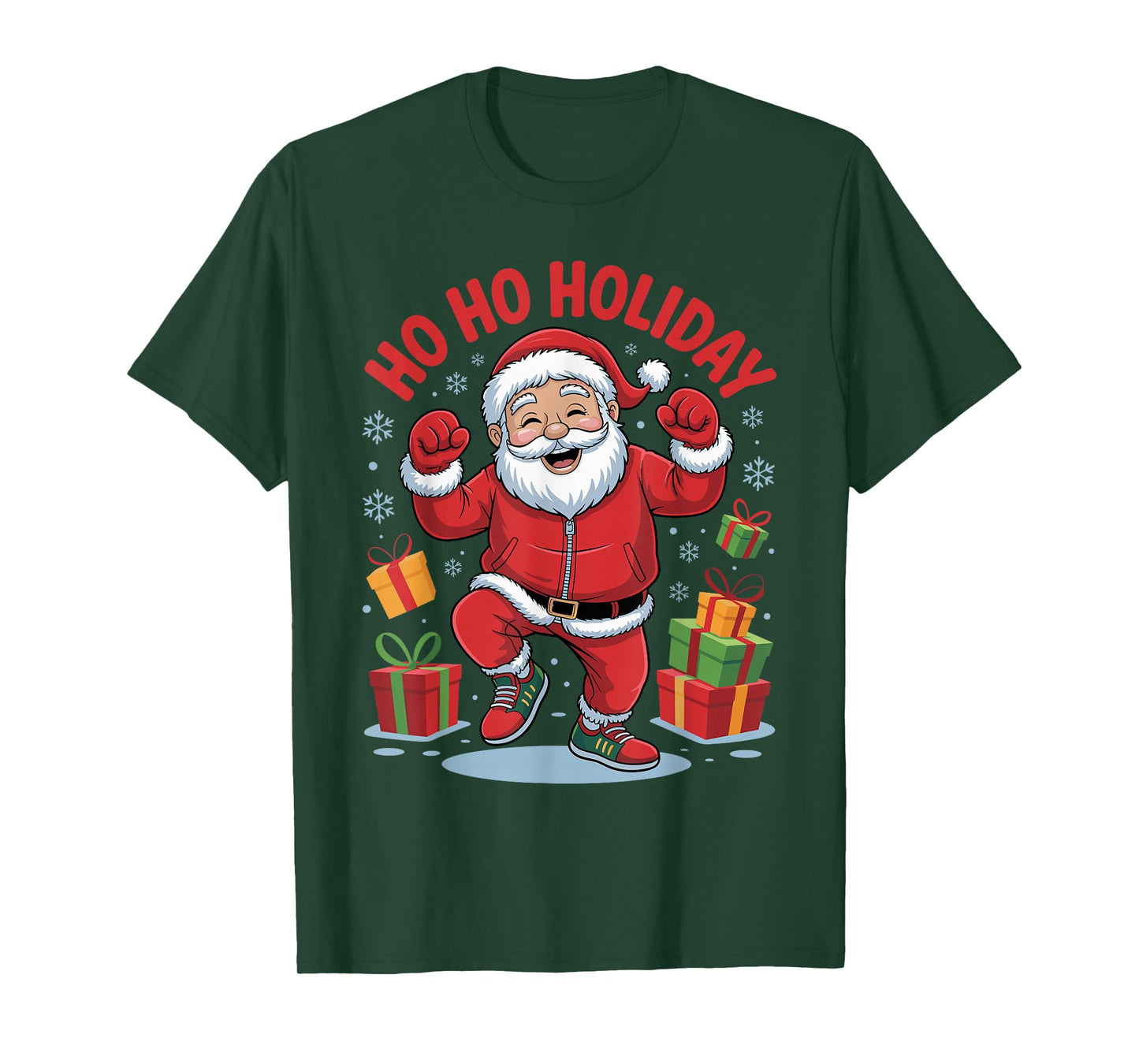 Funny Santa Dancing Dancer Holiday Christmas Xmas Pajama T-Shirt
