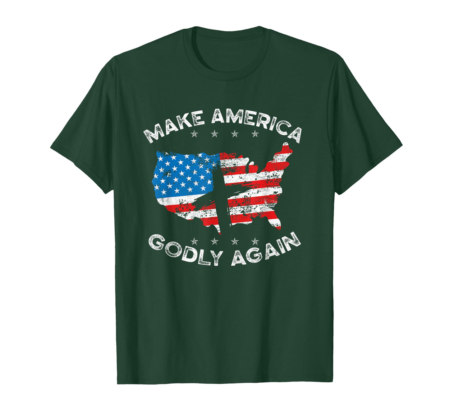 Make America Godly Again Proud American Christian Patriot T-Shirt