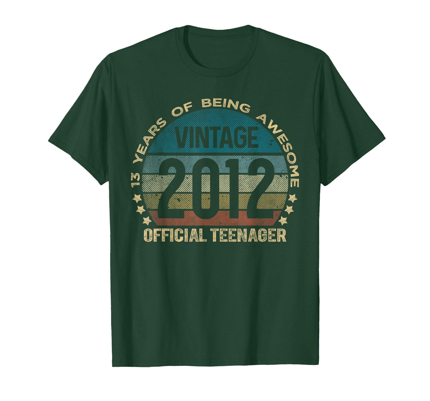 Retro Birthday Shirts For Men and Women 2025 HH Official Teenager 13 Year Old Gifts Vintage 13th Birthday T-Shirt