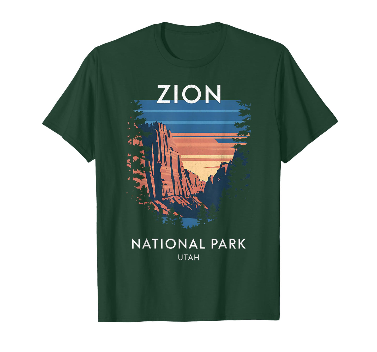 Zion National Park Scenic Utah Adventure T-Shirt