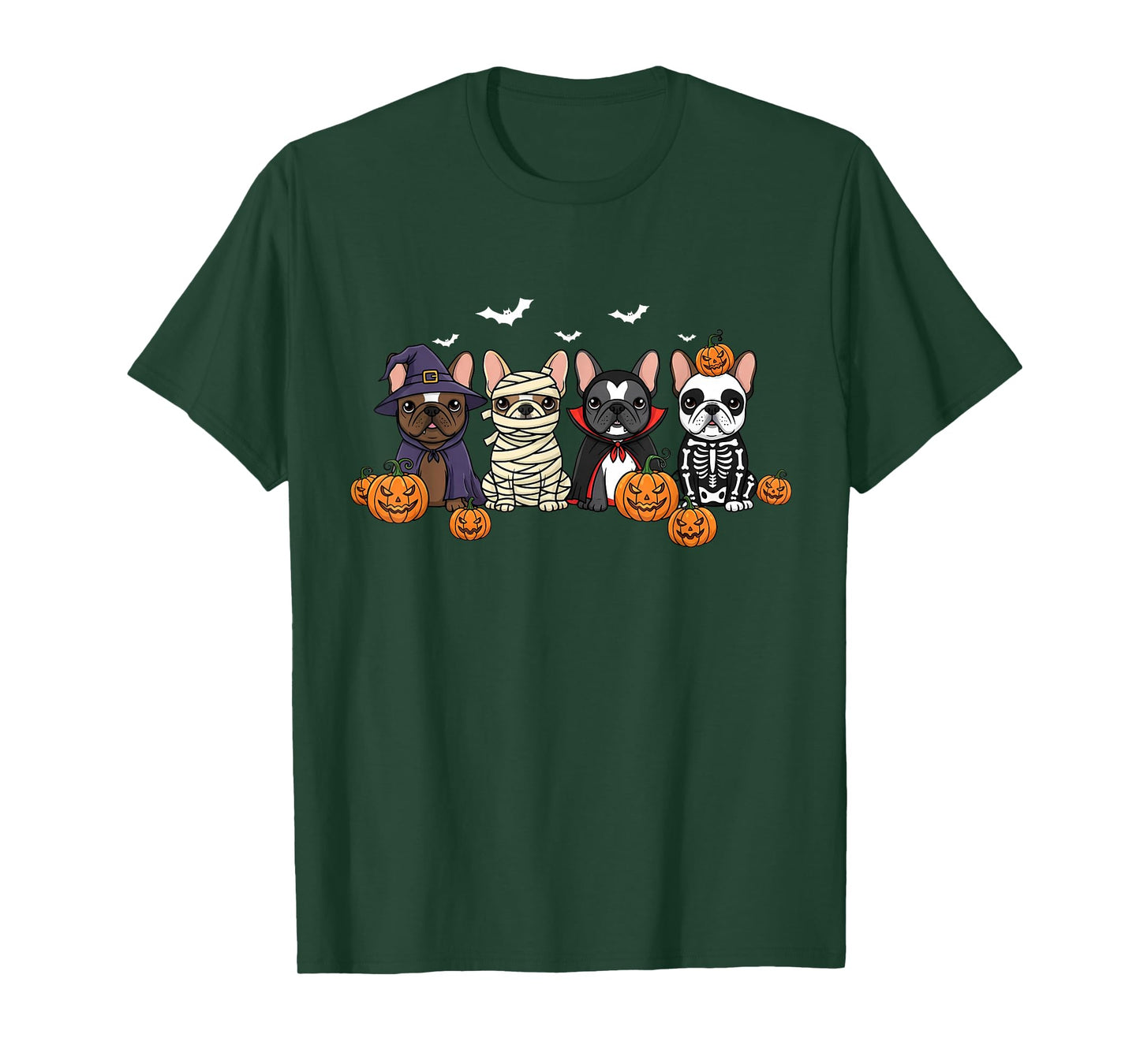 Mummy French Bulldog Halloween French Bulldog Witch Dog Mom T-Shirt