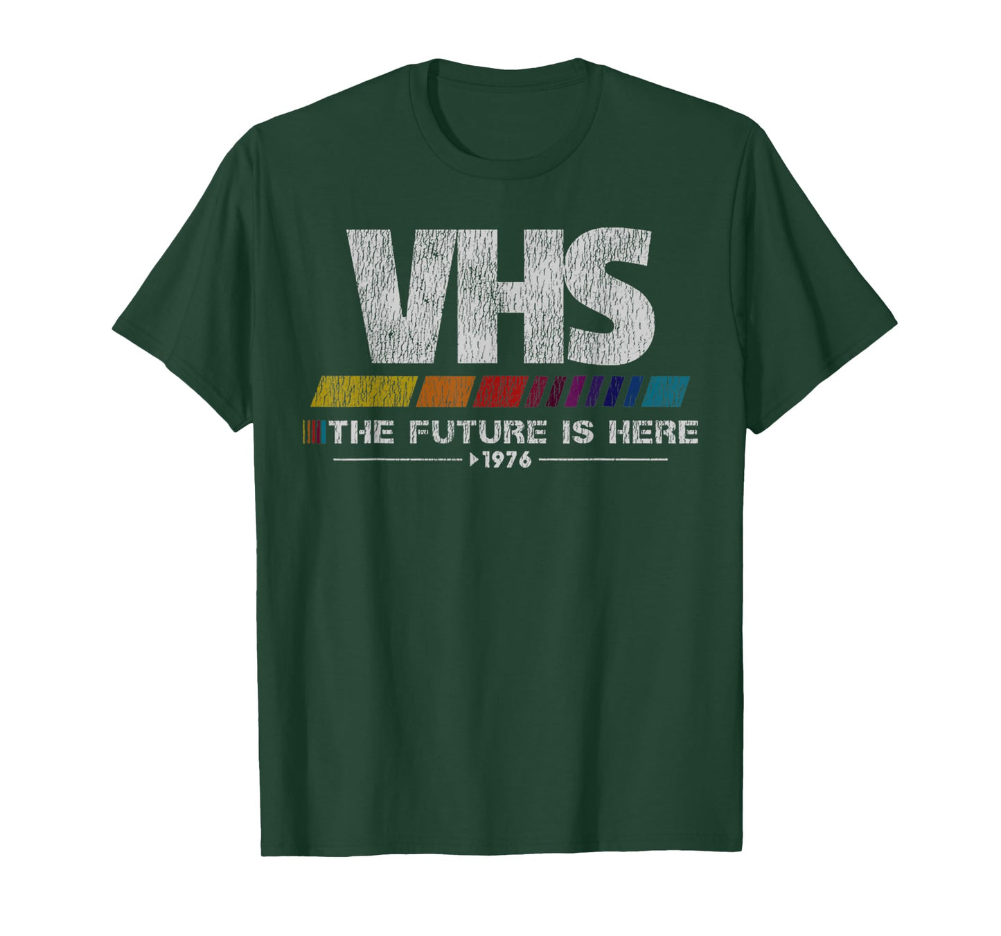 Vintage 80s video cassette tape VHS The Future Is Here T-Shirt