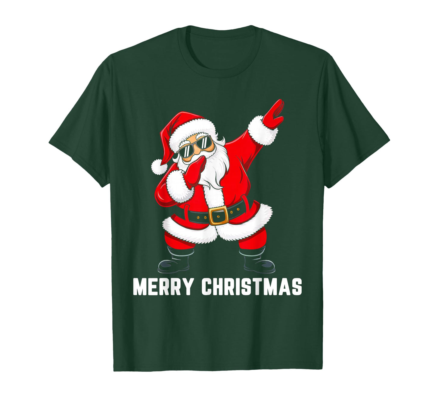 Merry Christmas Dabbing Santa Men Kids Boys Xmas Pajamas T-Shirt