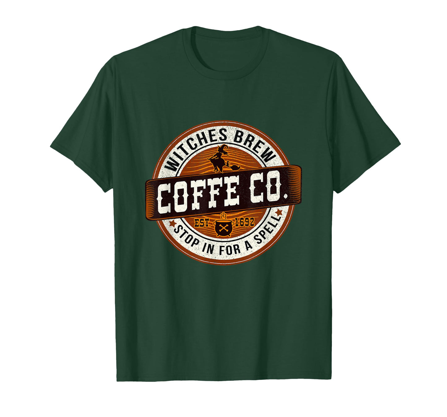 Witches Brew Coffee Co Est 1692 Stop in for A Spell Witchy T-Shirt