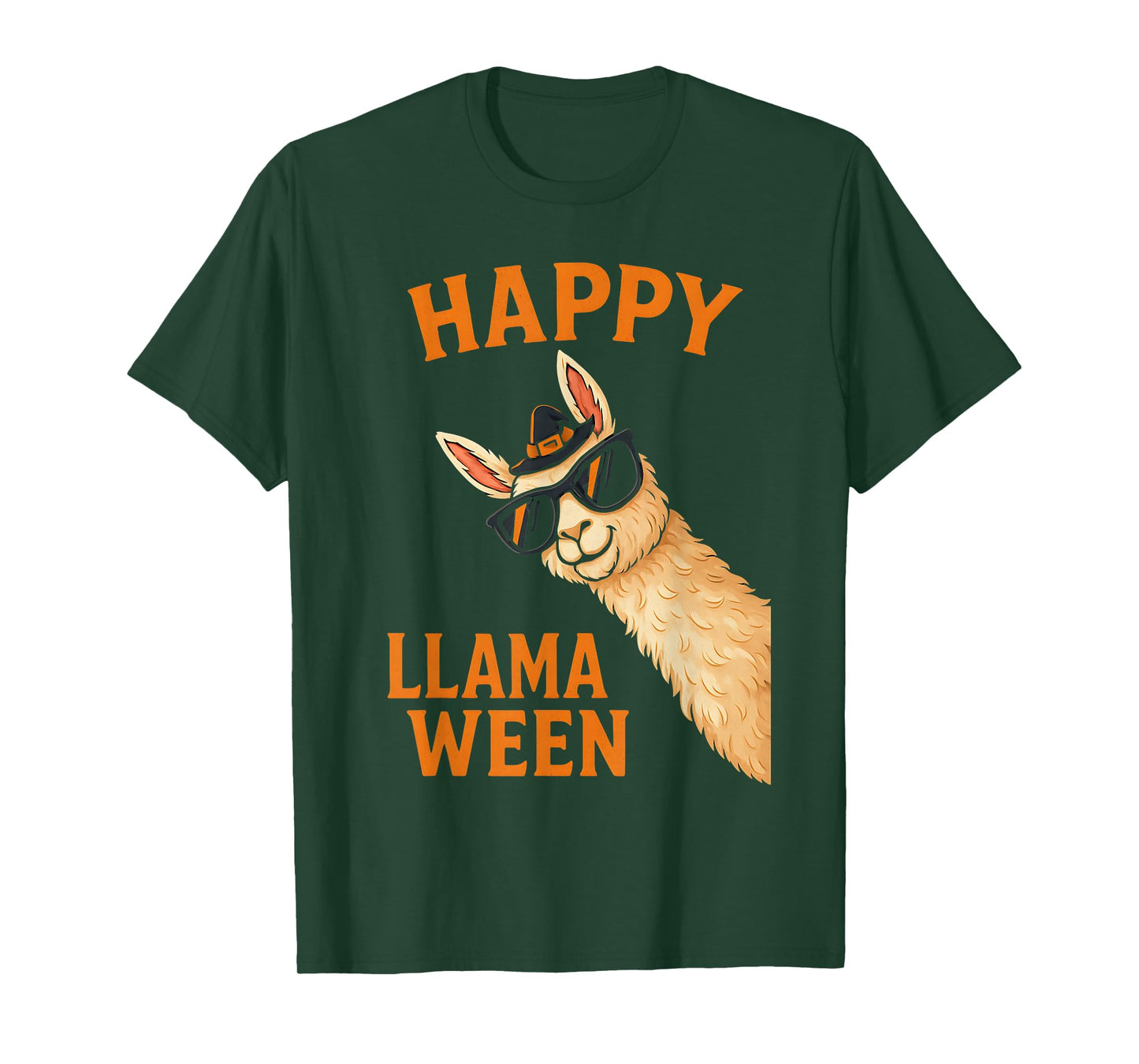 Happy Llamaween Funny Halloween Llama Costume Alpaca T-Shirt