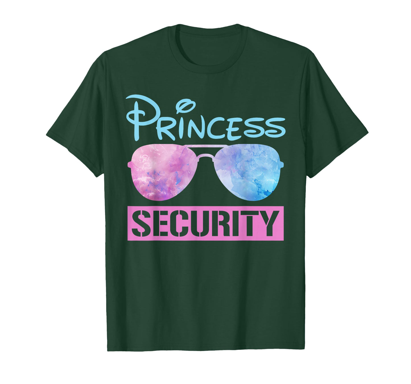 Halloween Dad Mom Daughter Adult Costume Princess Security T-Shirt