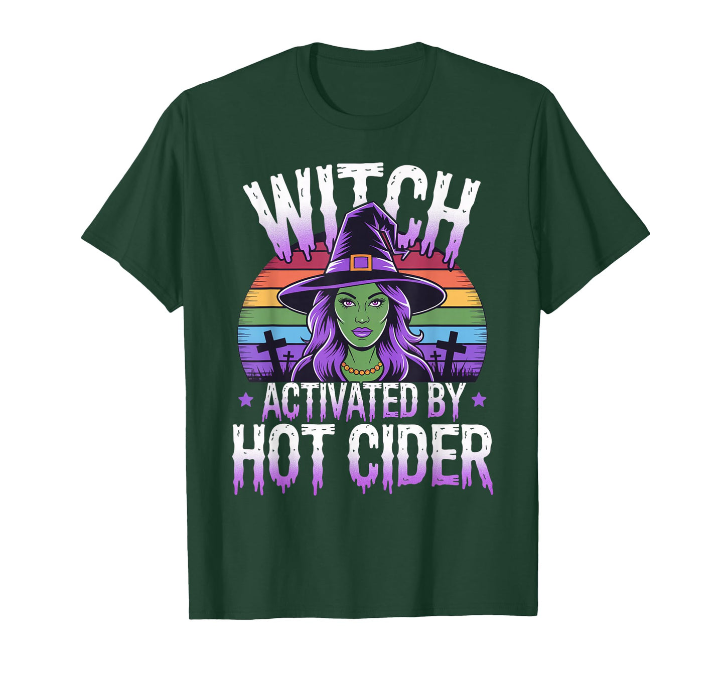 Cider Powered Halloween Witch T-Shirt