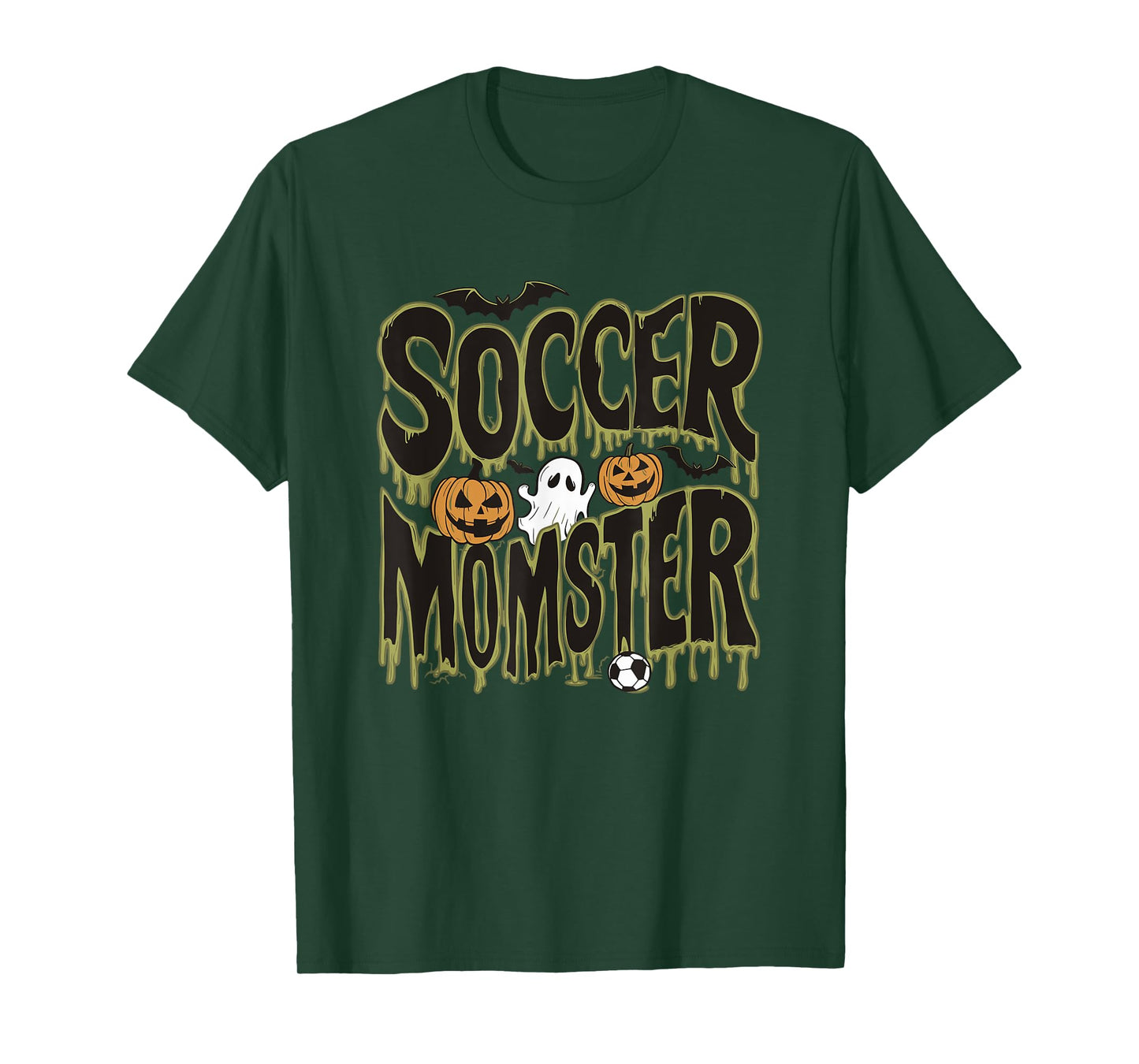 Soccer Momster Funny Halloween Design T-Shirt