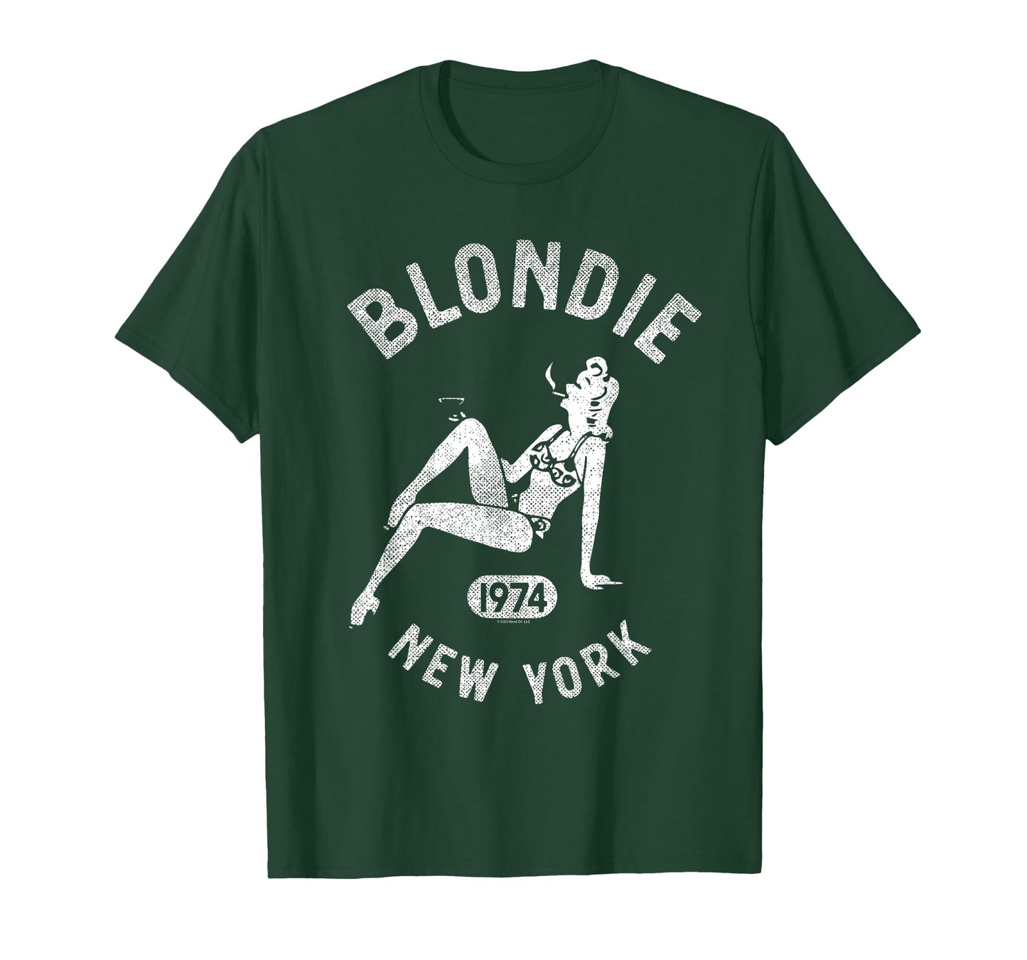 Blondie 1974 New York Pin Up Girl Vintage Band T-Shirt