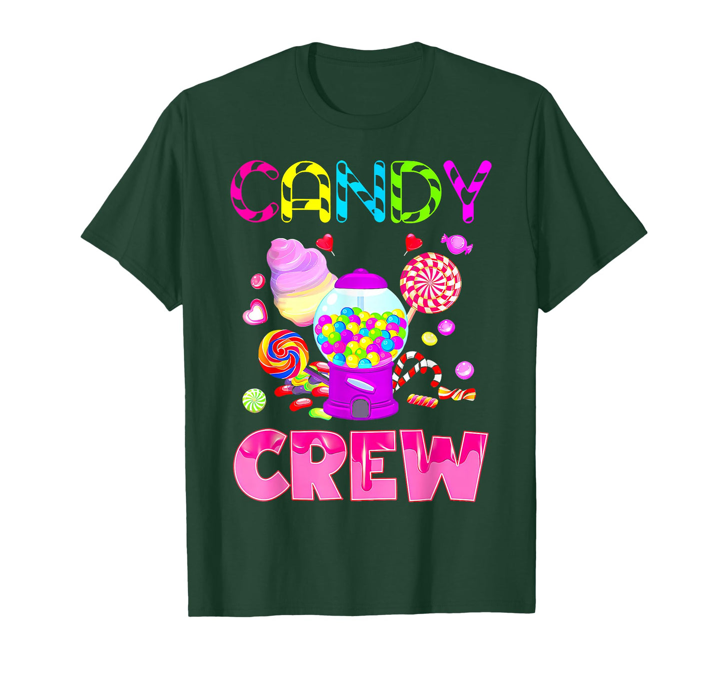 Candy Land Costume Women Candy Crew Sweetie Candy Squad T-Shirt