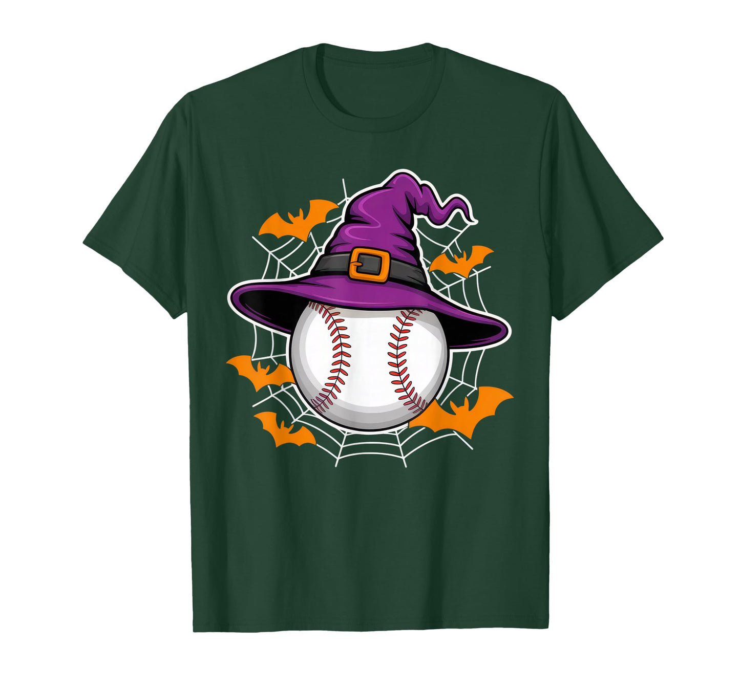 Witch Baseball Spooky Fun Halloween Lovers Autumn Vibes T-Shirt