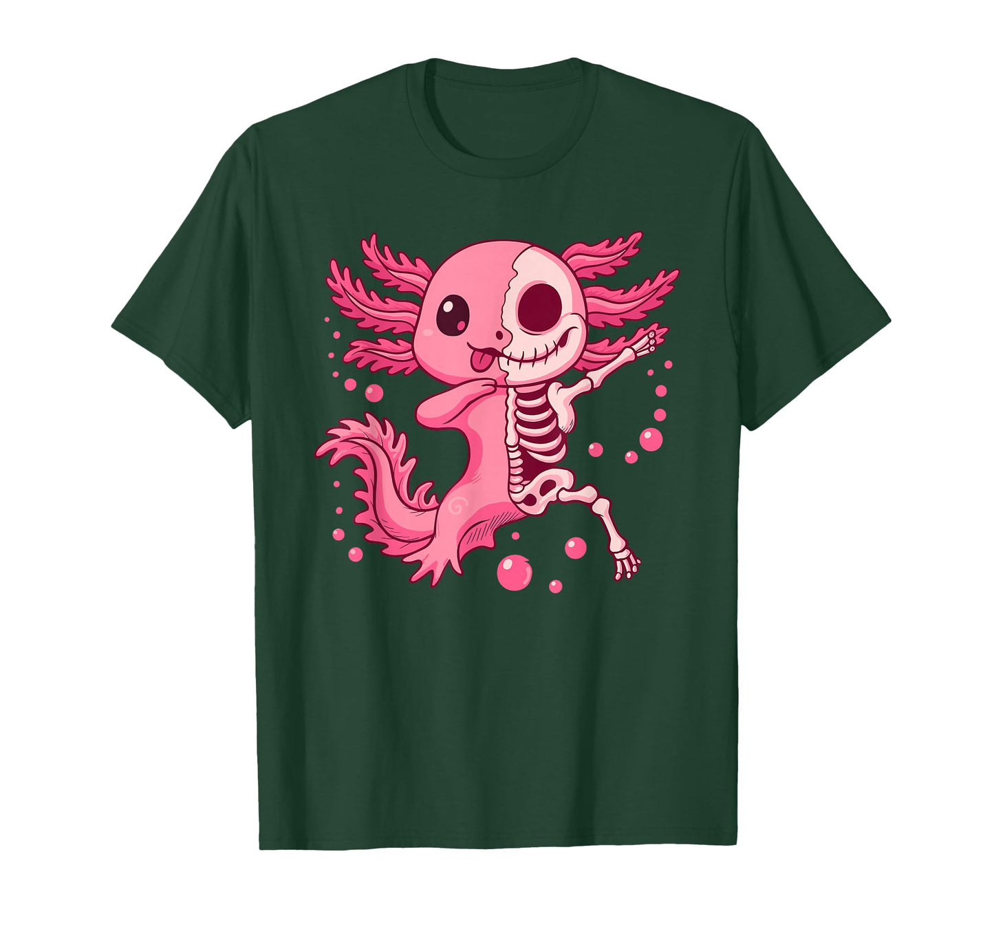 Cute Halloween Axolotl Spooky Animal Halloween Costume T-Shirt