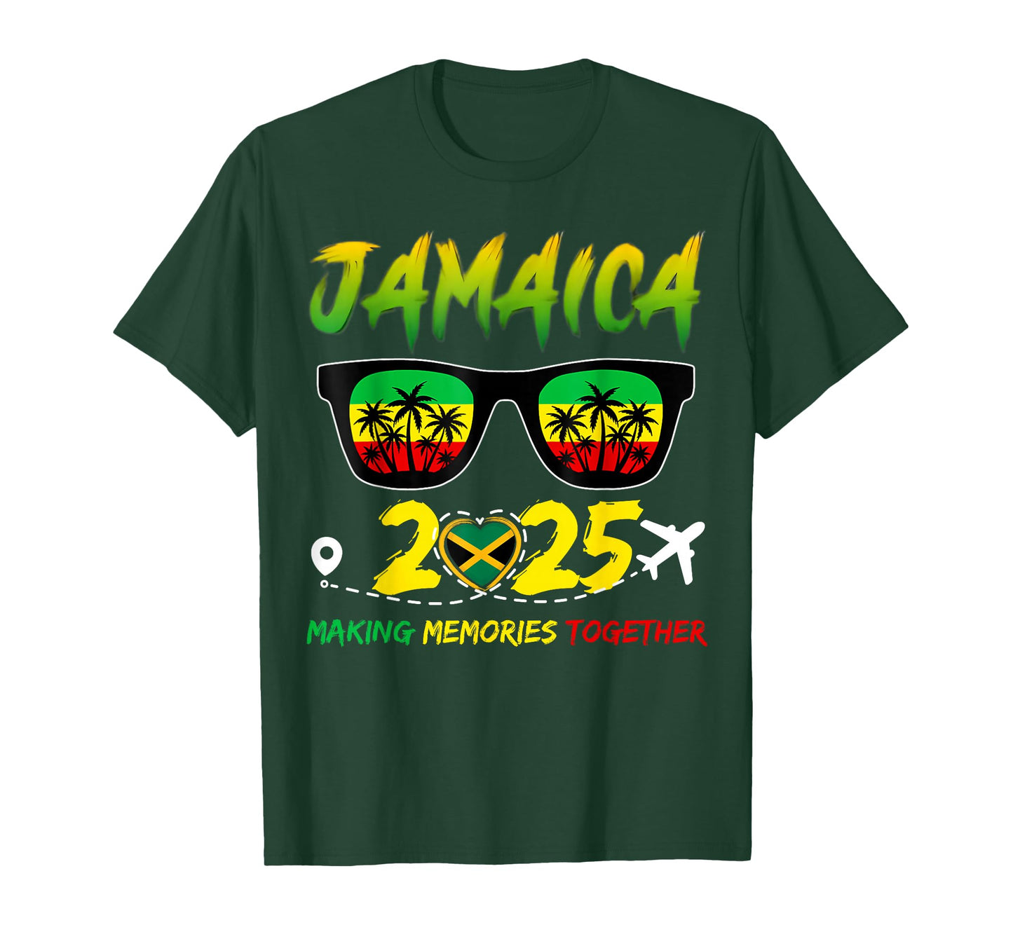 Jamaica Family Reunion 2025 Making Memories Vacation Summer T-Shirt