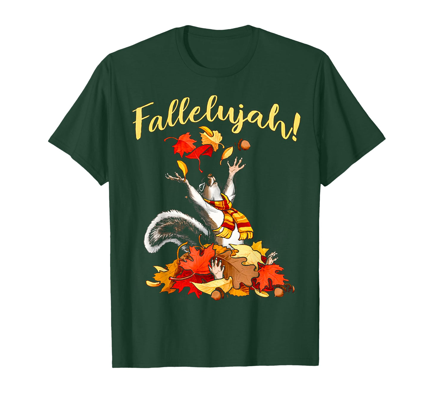 Squirrel Fallelujah Ladies T-Shirt