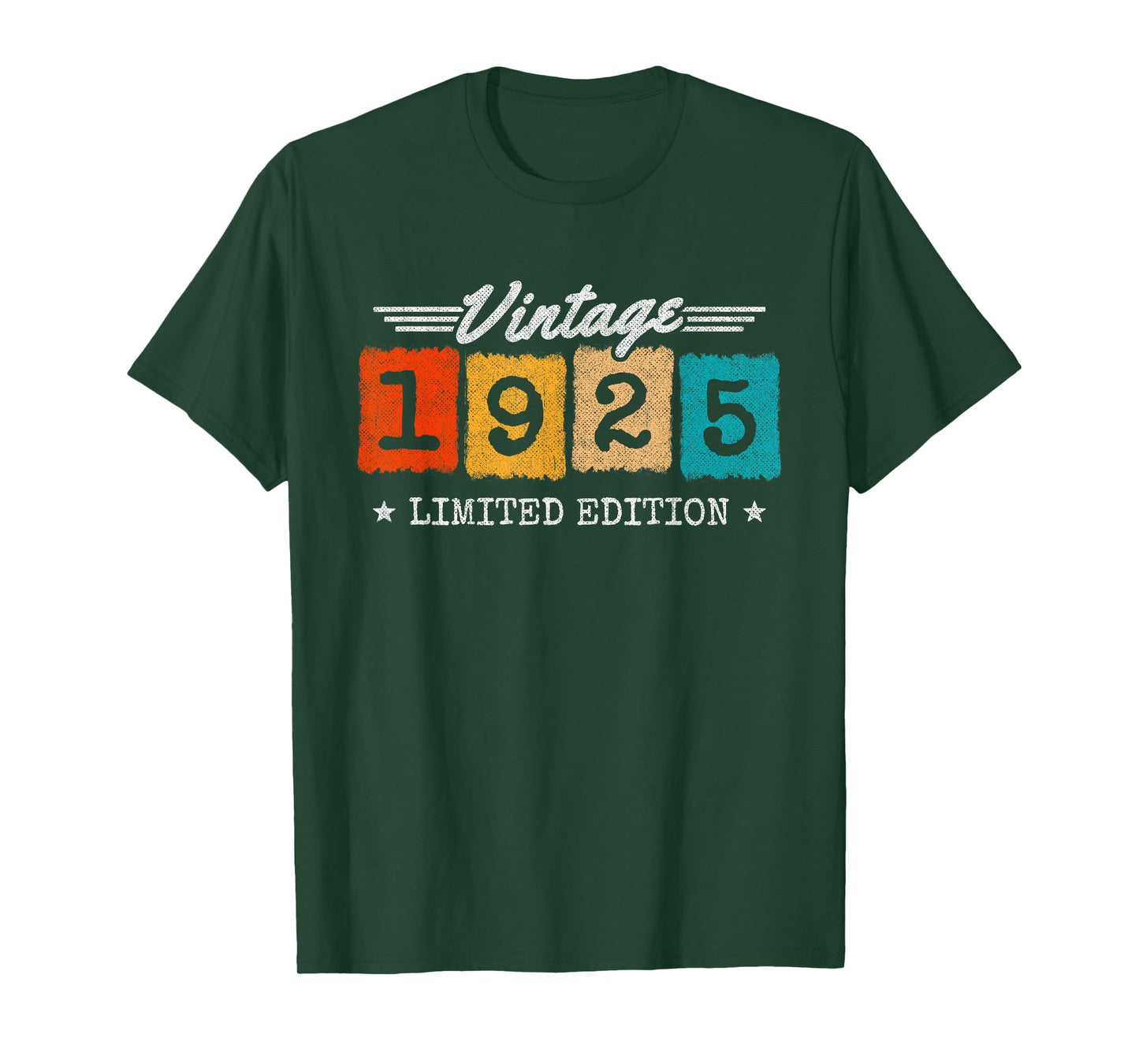 1925 Limited Edition - 1925 Birthday Year - Vintage 1925 T-Shirt