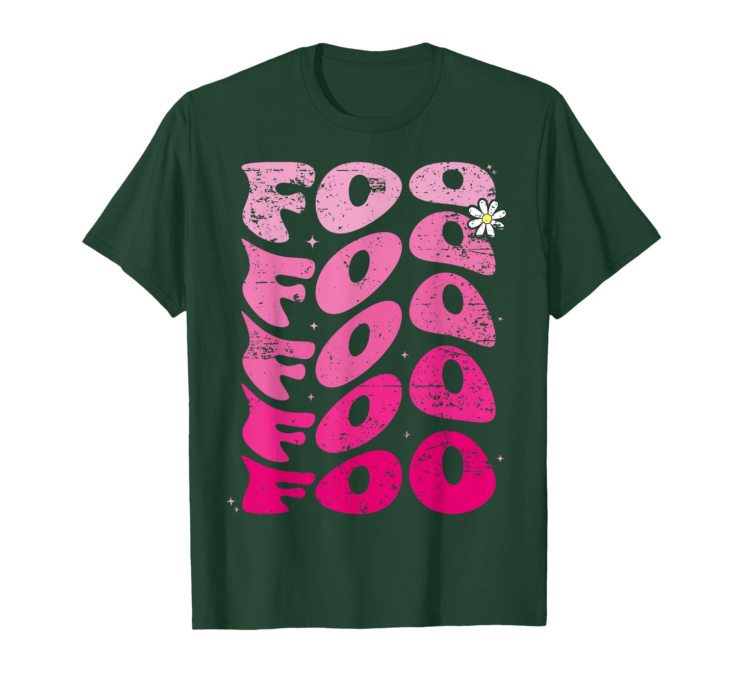 Foo First Name I Love Foo Girl Groovy 80's Vintage T-Shirt