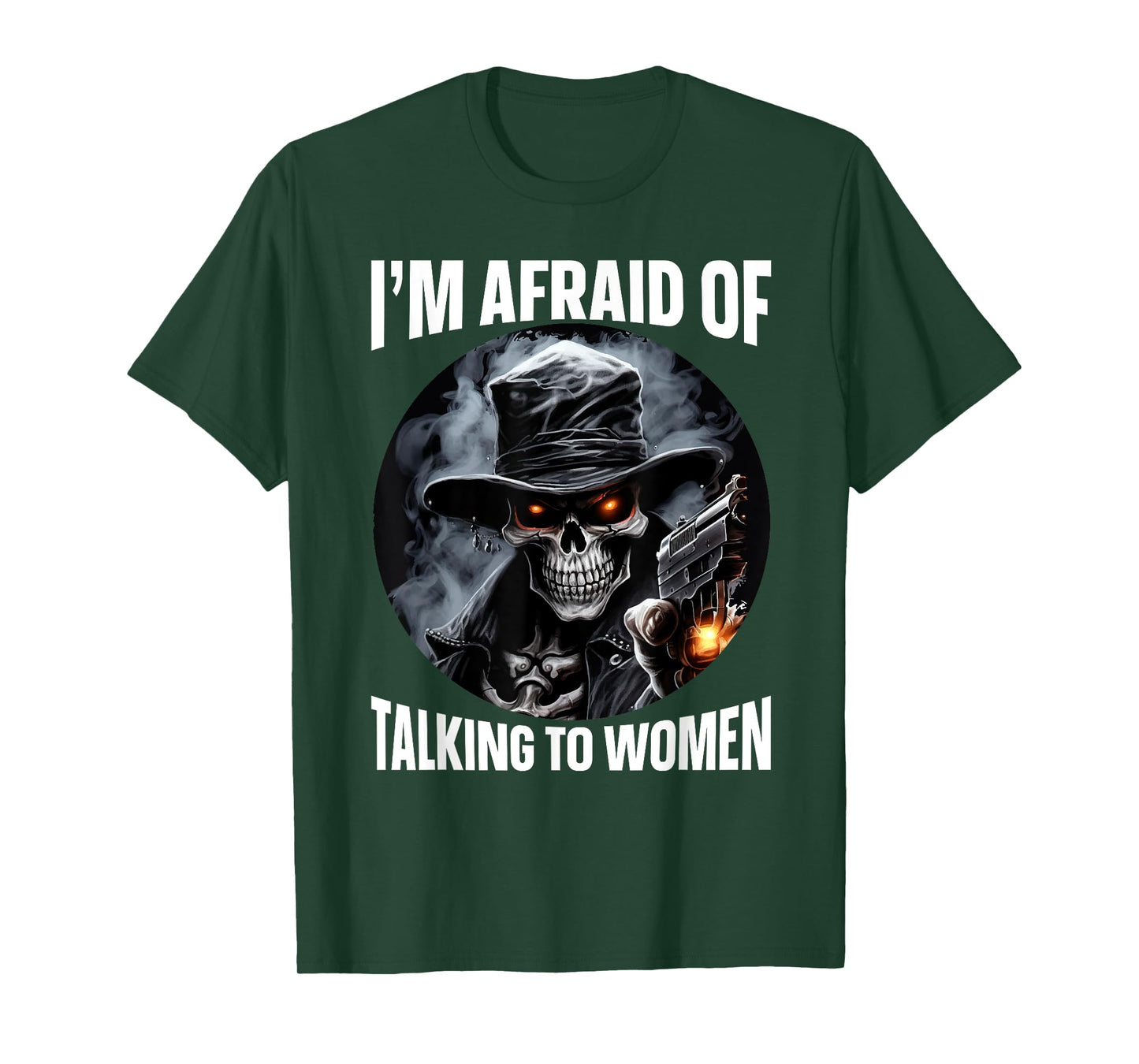 Introvert Workout Gym Shy Weightlifter I'm Afraid Of Talking To Women T-Shirt, Small, Black
