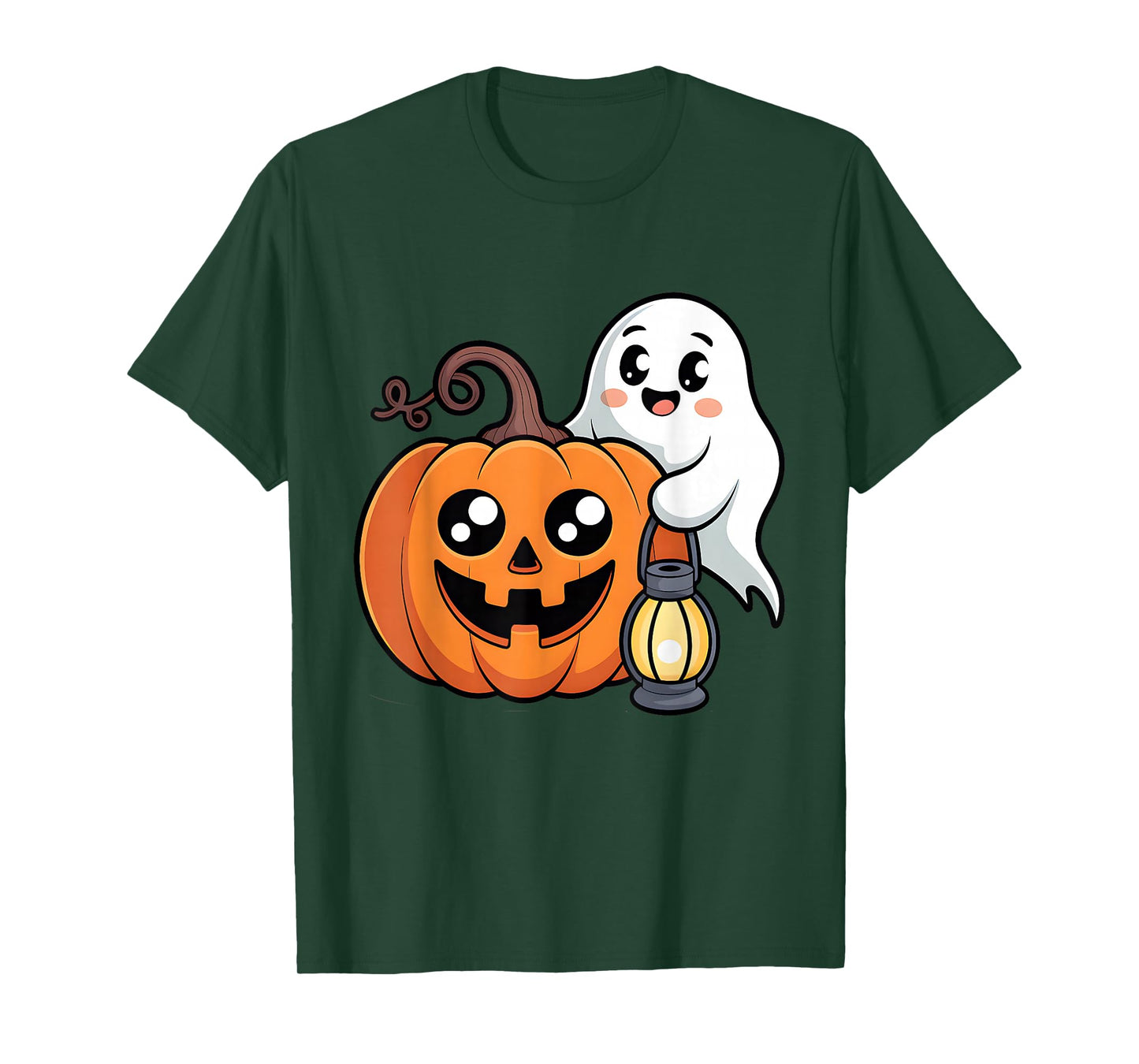 Happy Halloween Orange Pumpkin Spooky Horror Party Costume T-Shirt