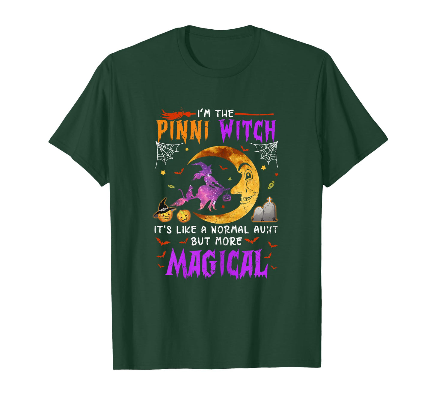 I'm Pinni Witch Indian Aunt Magical Halloween T-Shirt