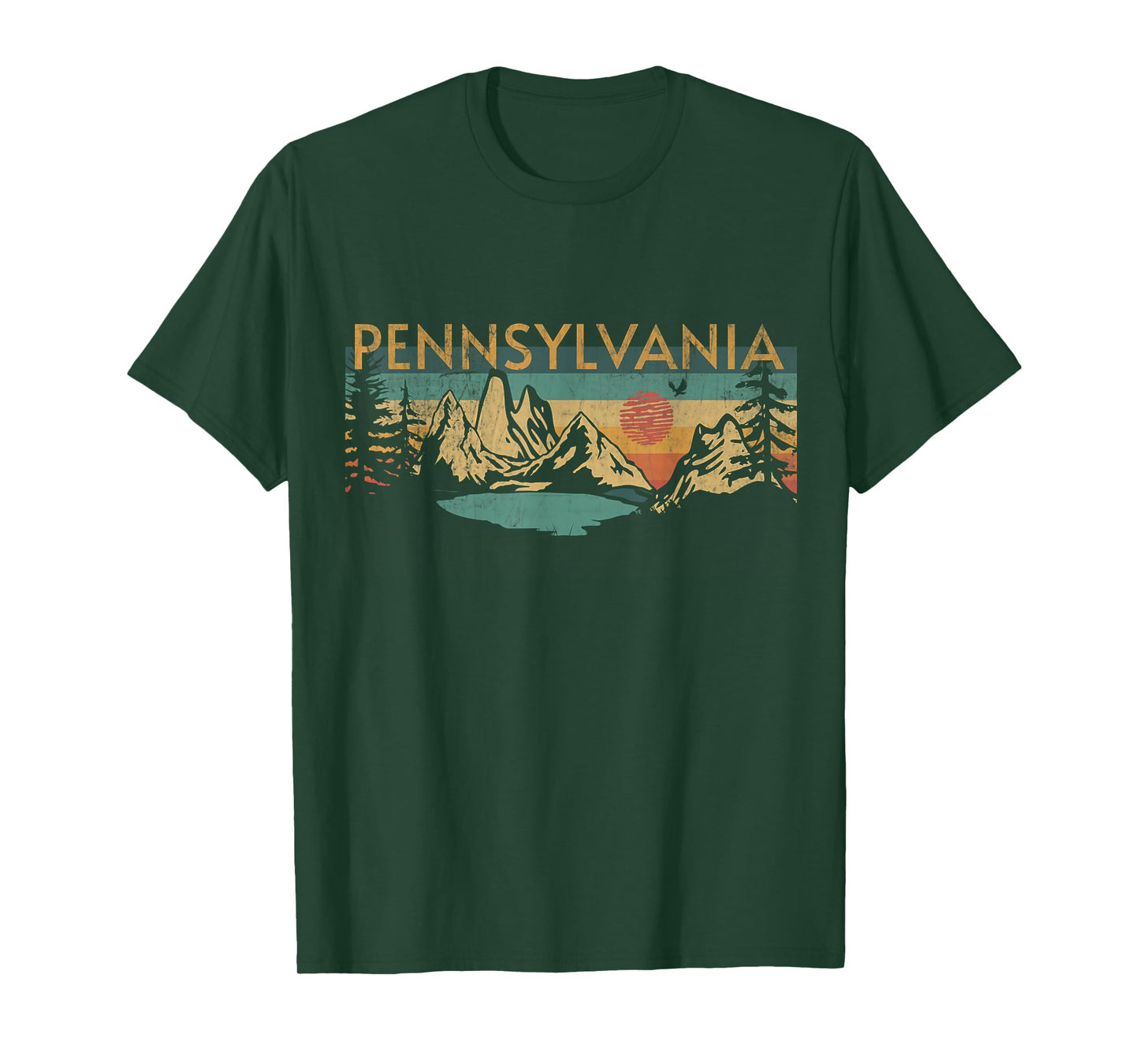 Pennsylvania T-Shirt, Small, Grey