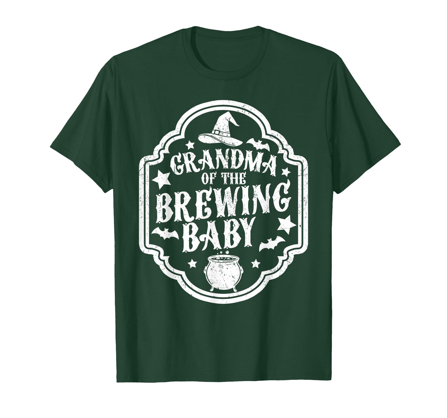 Grandma of The Brewing Baby Halloween Quote T-Shirt