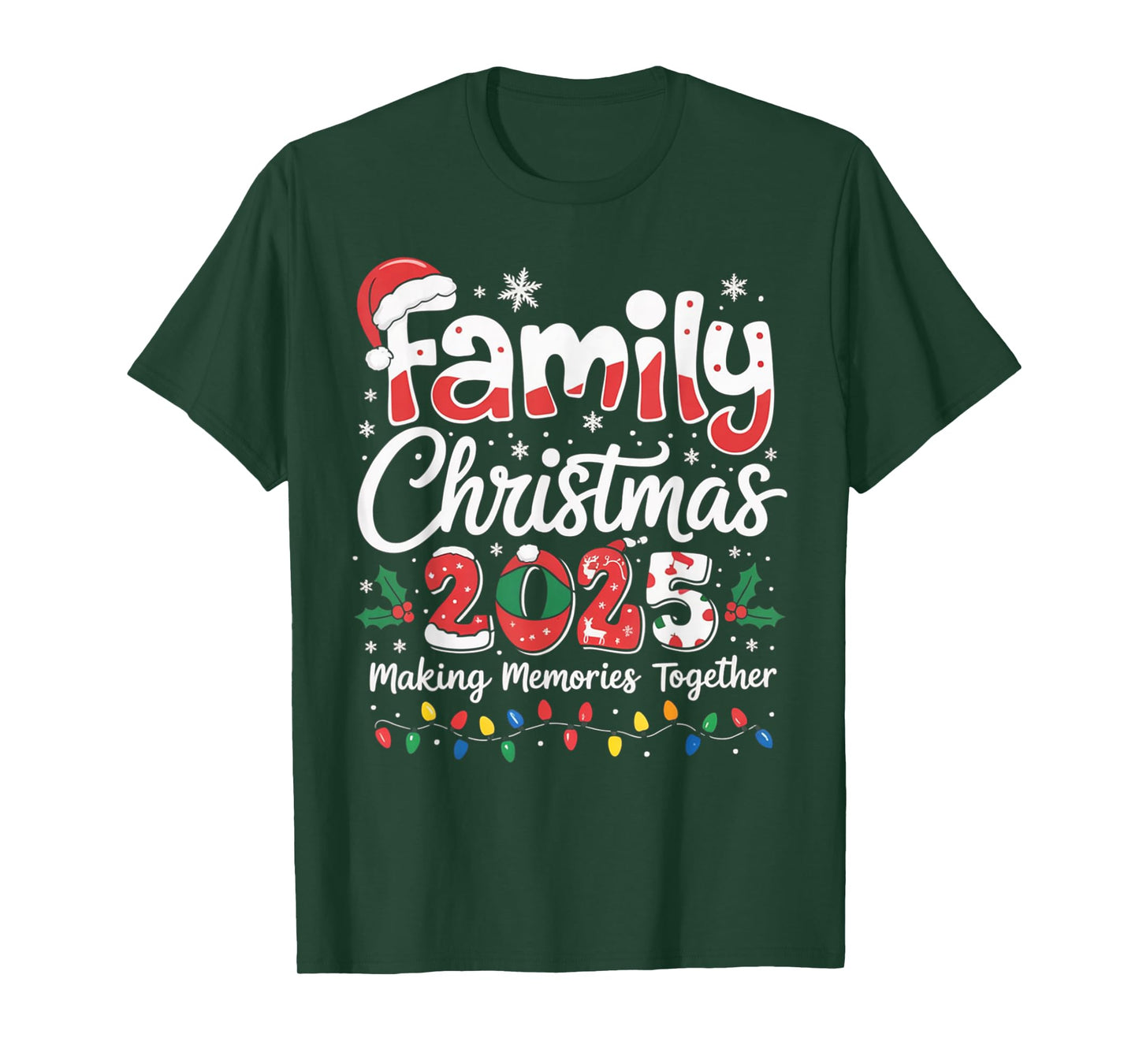 Family Christmas 2025 Matching Outfit Xmas Squad Santa Gifts T-Shirt