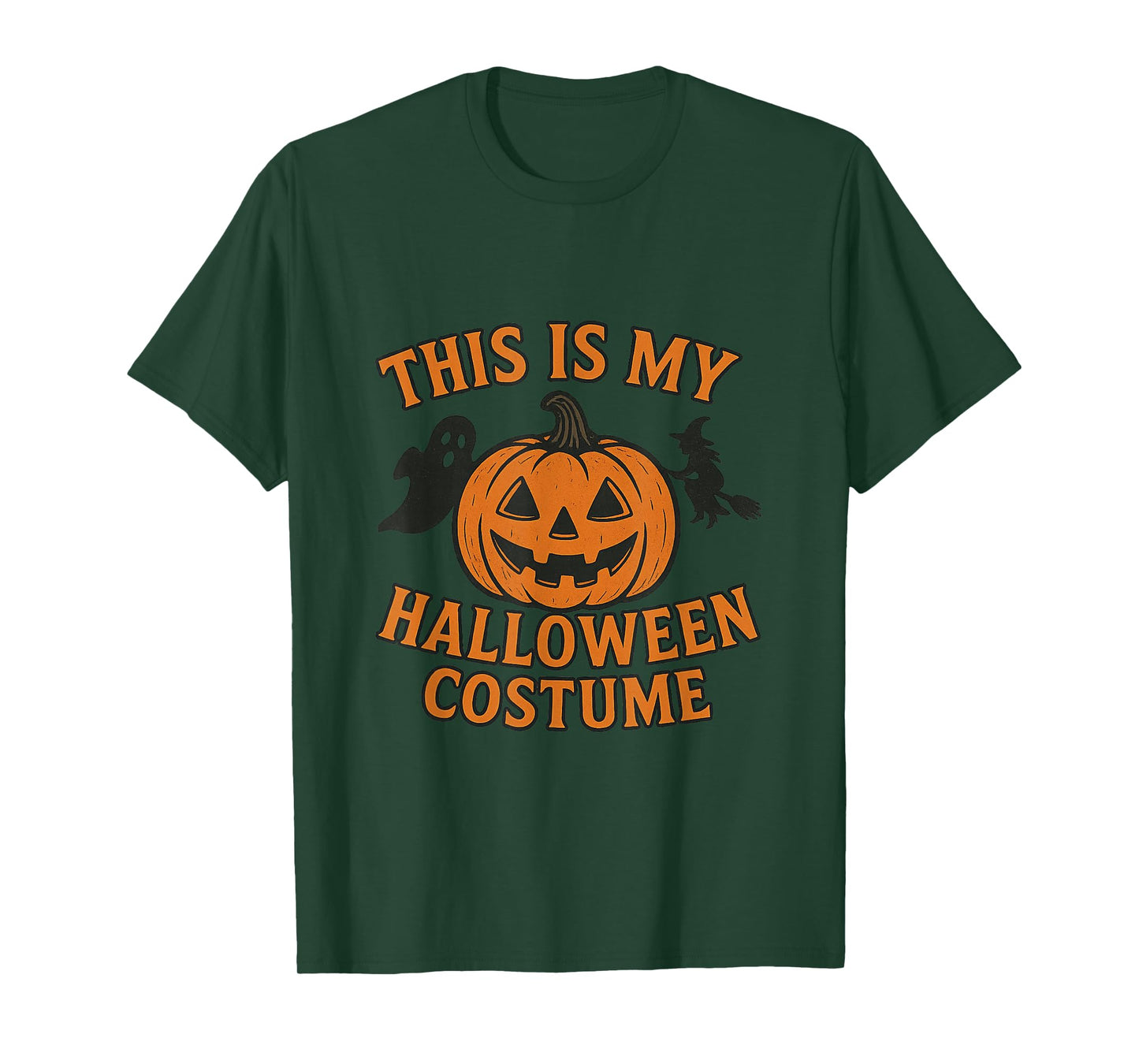 Funny, Spooky Pumpkin This is My Halloween Costume Fall T-Shirt
