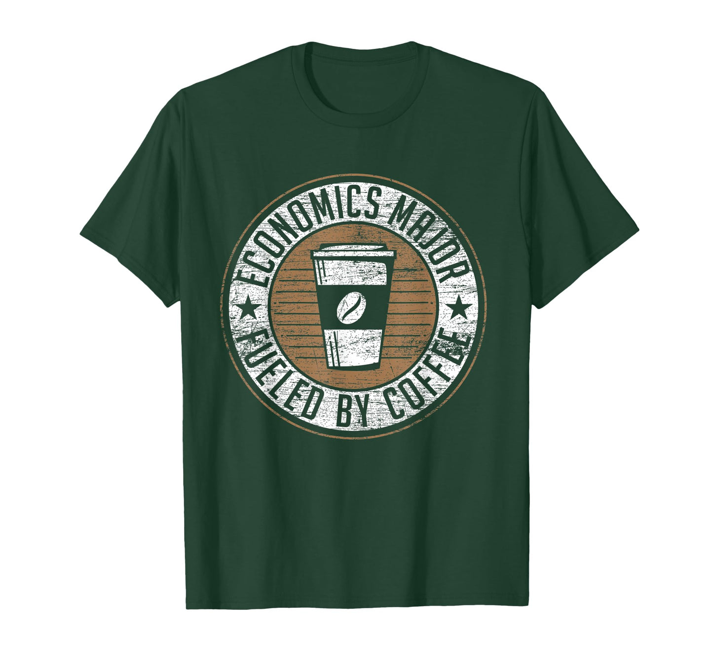 Economics Major Fueled By Coffee T-Shirt