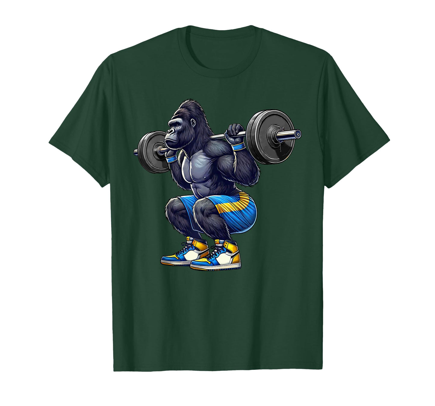 Gorilla Squad Weightlifting Gym Fitness Workout Training T-Shirt