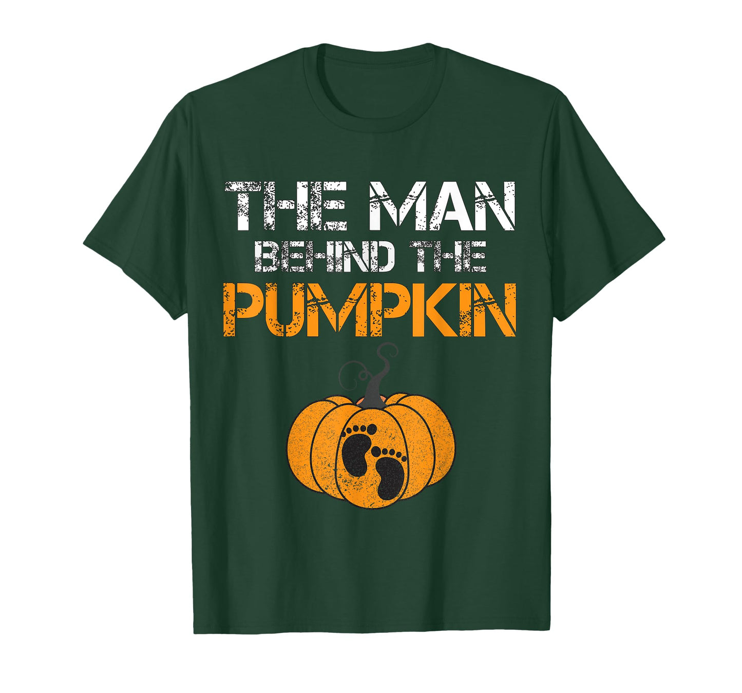 The Man Behind The Pumpkin Dad Soon Halloween Pregnancy T-Shirt
